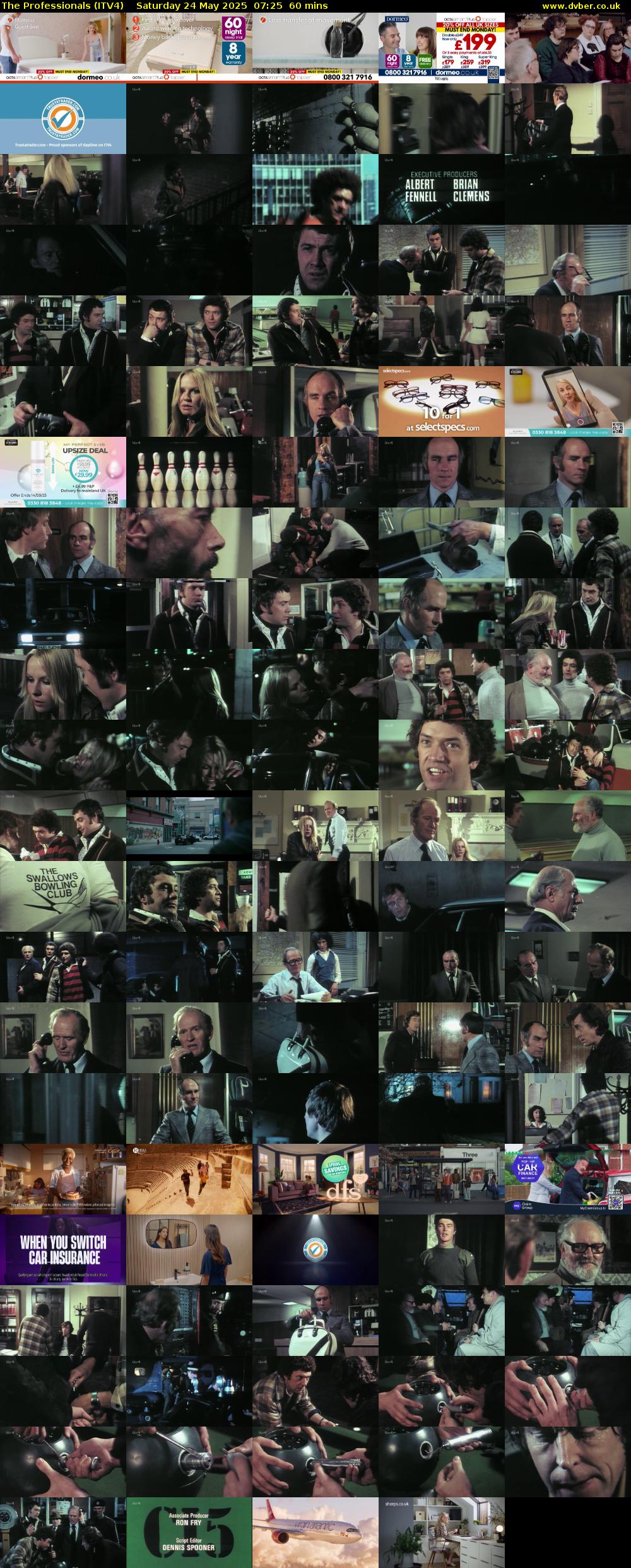 The Professionals (ITV4) Saturday 24 May 2025 07:25 - 08:25