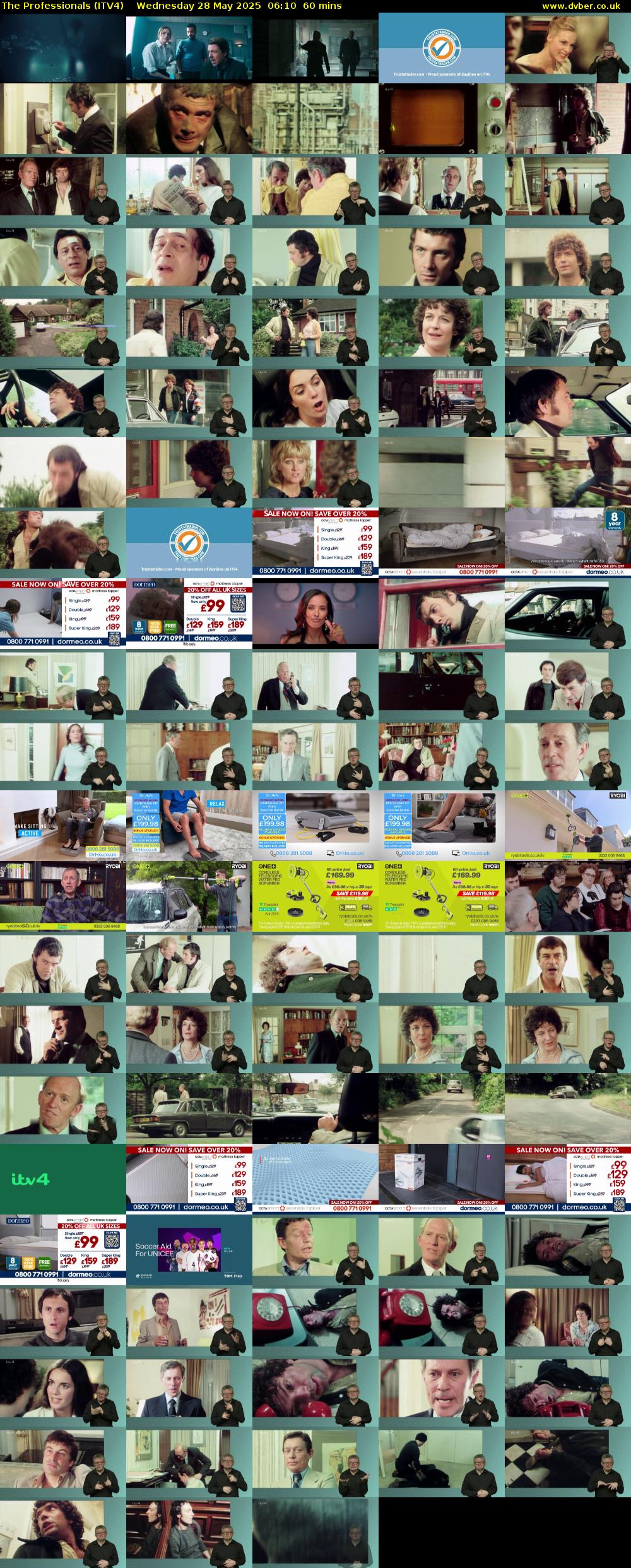 The Professionals (ITV4) Wednesday 28 May 2025 06:10 - 07:10