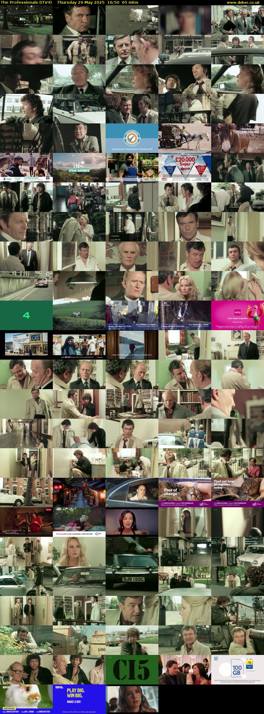 The Professionals (ITV4) Thursday 29 May 2025 16:50 - 17:55