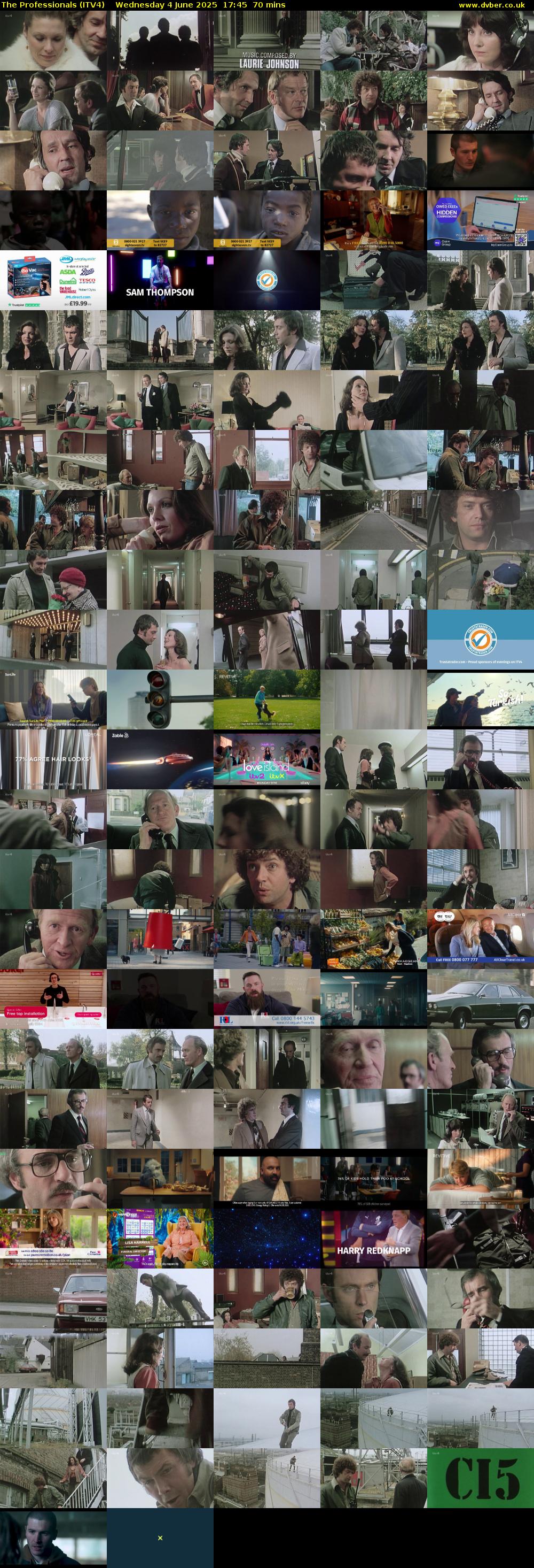 The Professionals (ITV4) Wednesday 4 June 2025 17:45 - 18:55