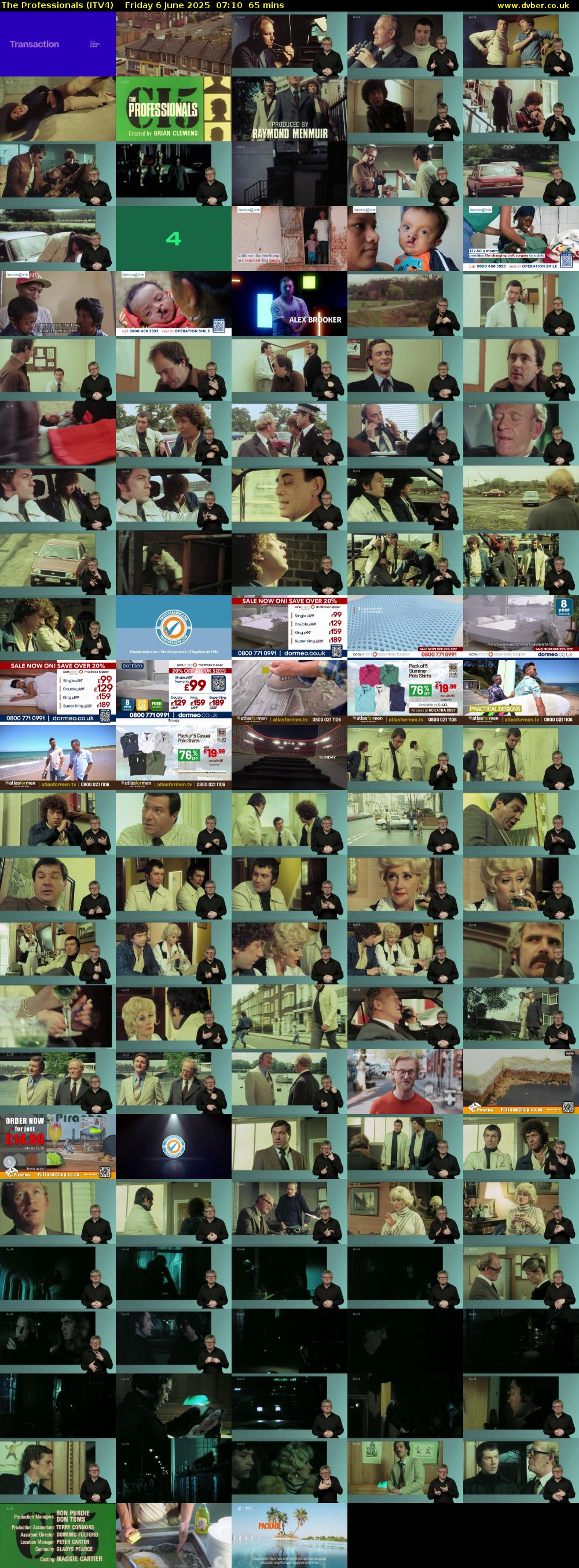 The Professionals (ITV4) Friday 6 June 2025 07:10 - 08:15