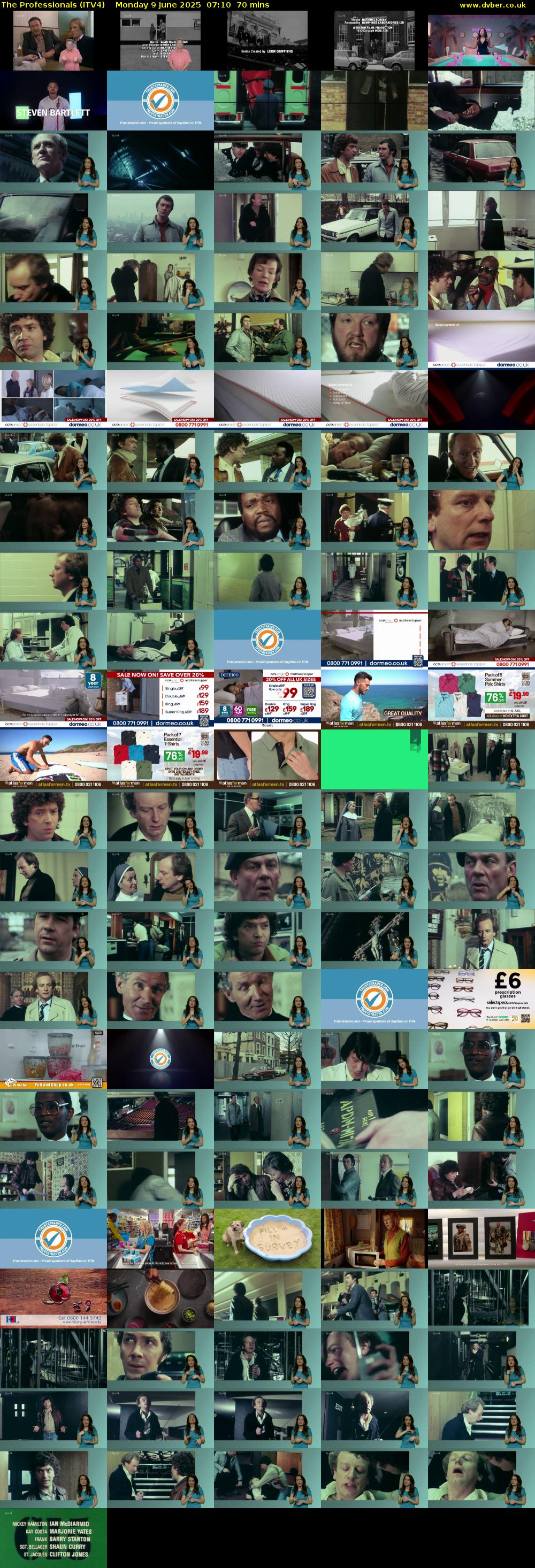 The Professionals (ITV4) Monday 9 June 2025 07:10 - 08:20