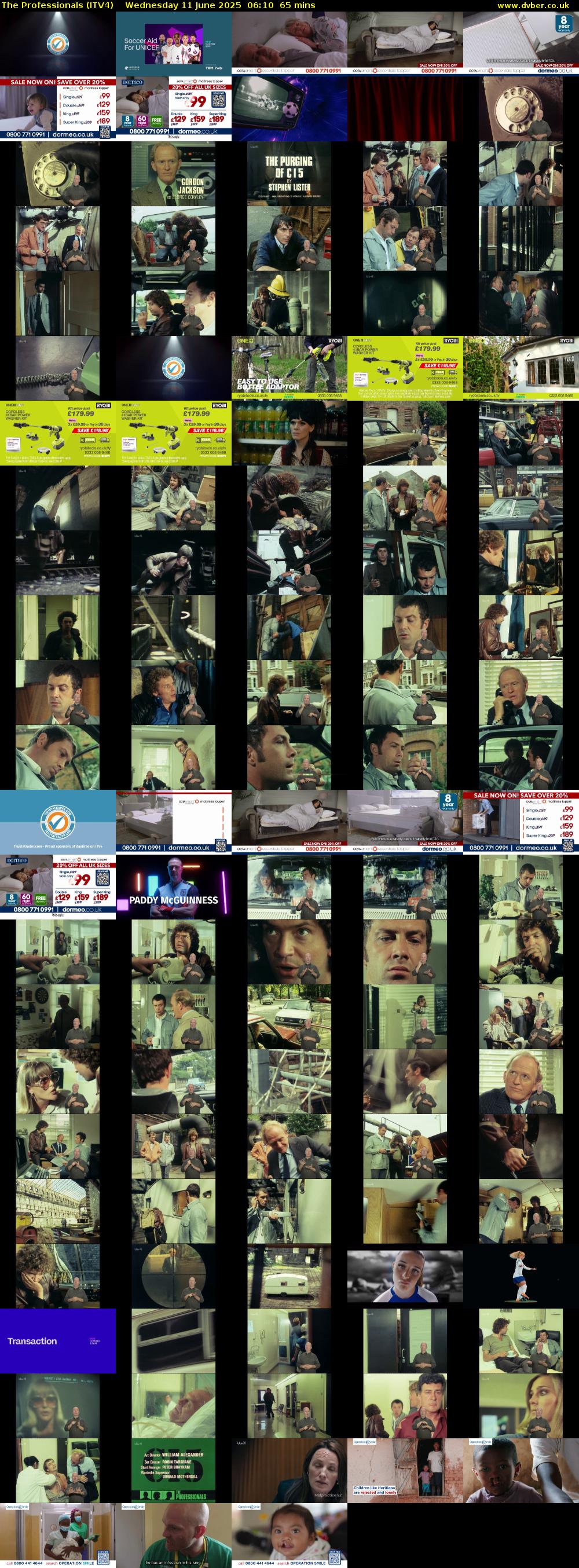 The Professionals (ITV4) Wednesday 11 June 2025 06:10 - 07:15