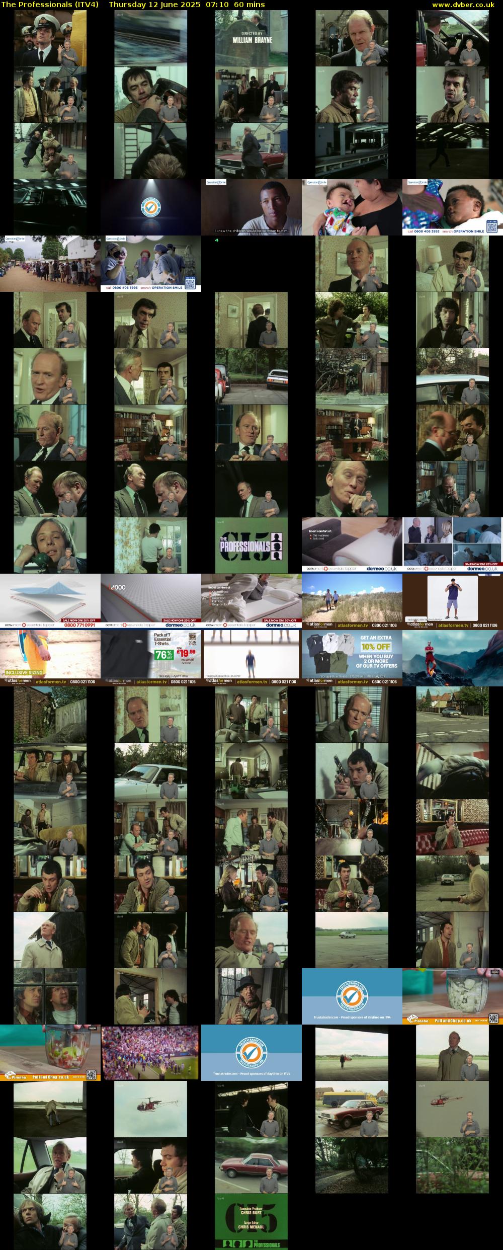 The Professionals (ITV4) Thursday 12 June 2025 07:10 - 08:10