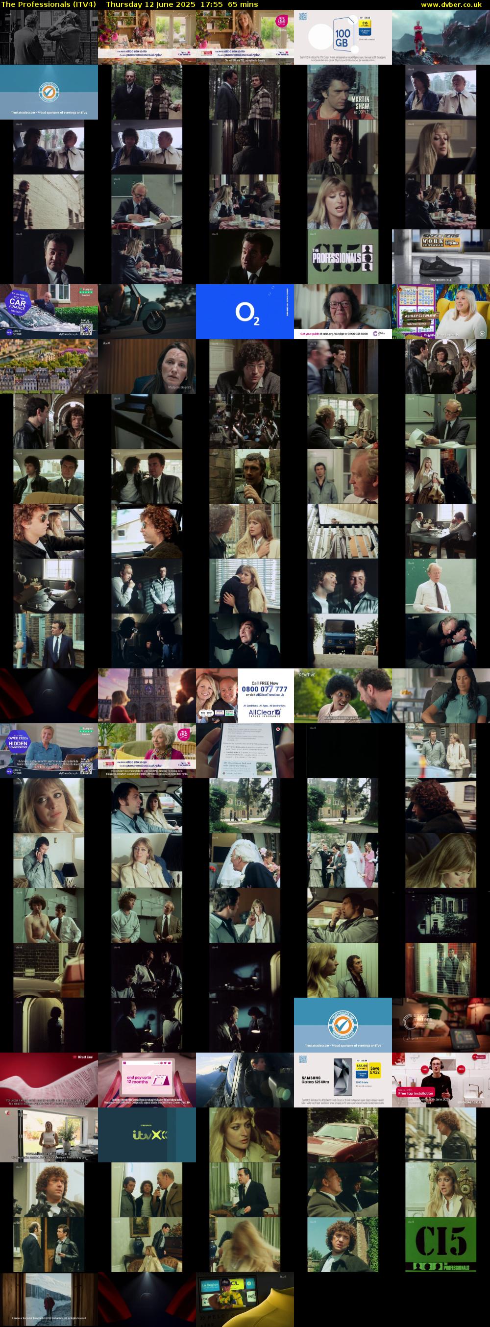The Professionals (ITV4) Thursday 12 June 2025 17:55 - 19:00