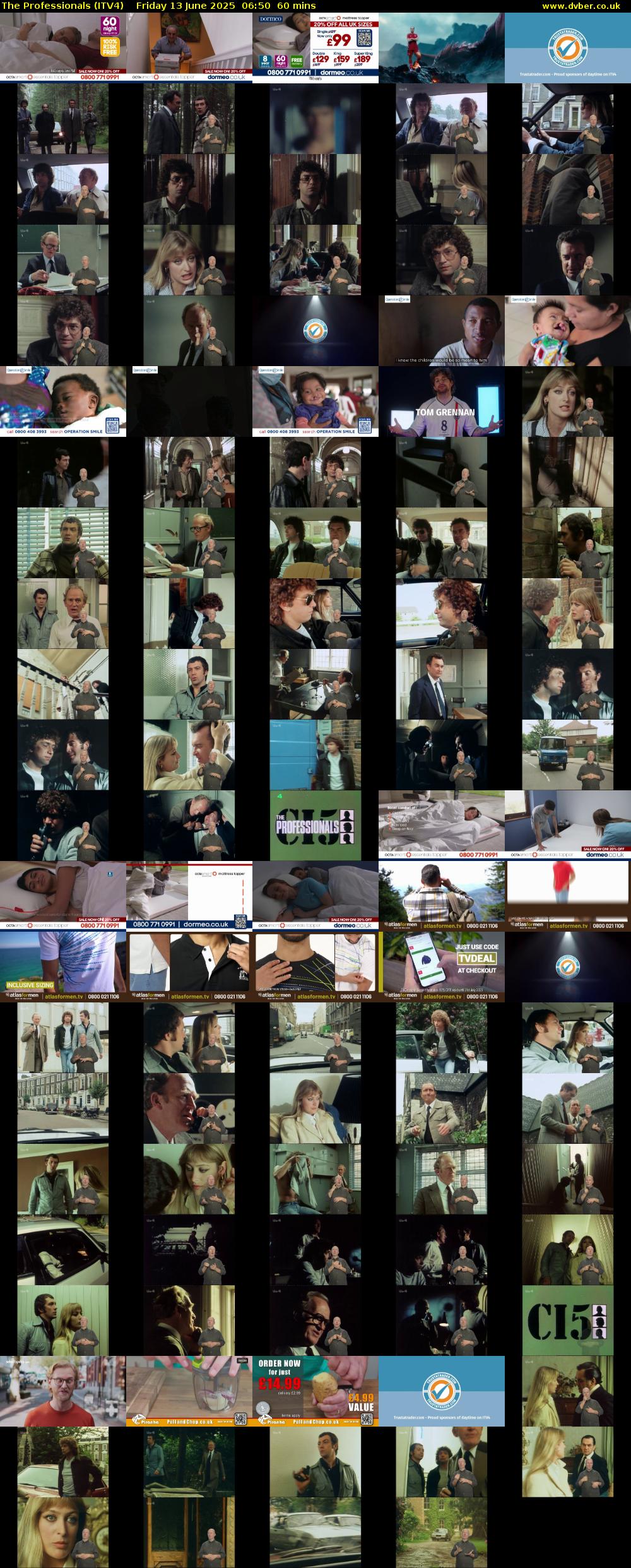 The Professionals (ITV4) Friday 13 June 2025 06:50 - 07:50