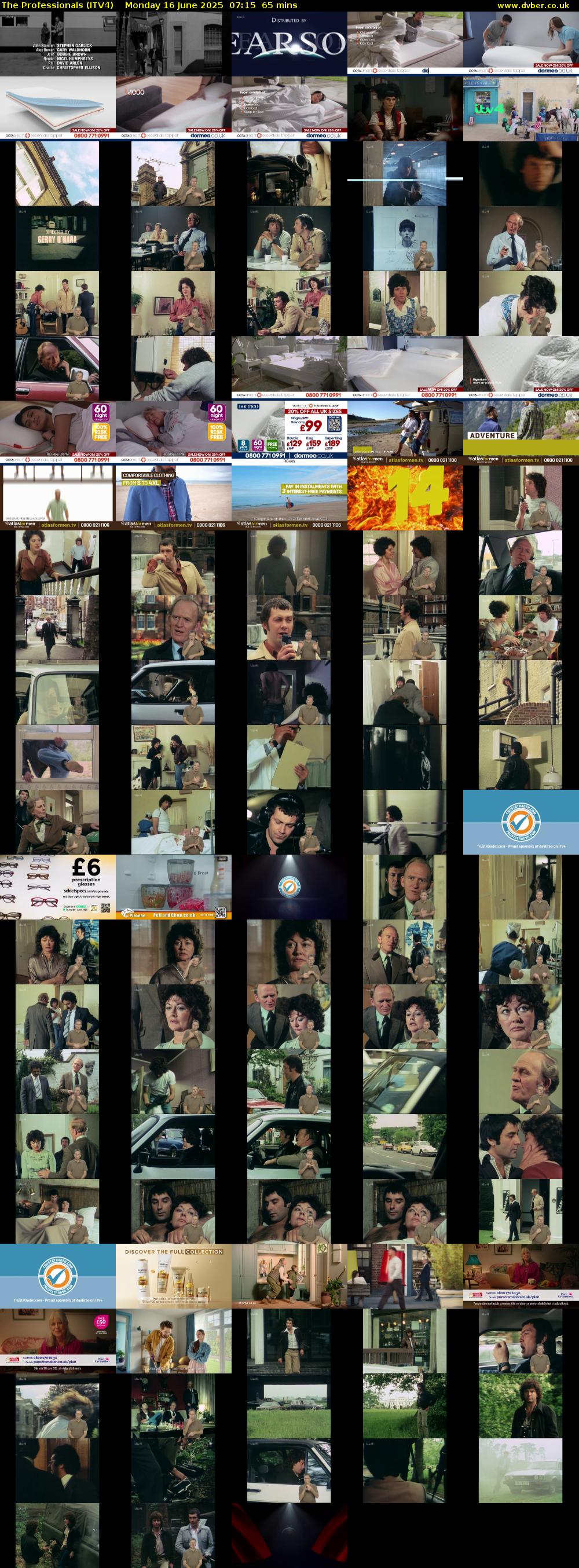 The Professionals (ITV4) Monday 16 June 2025 07:15 - 08:20