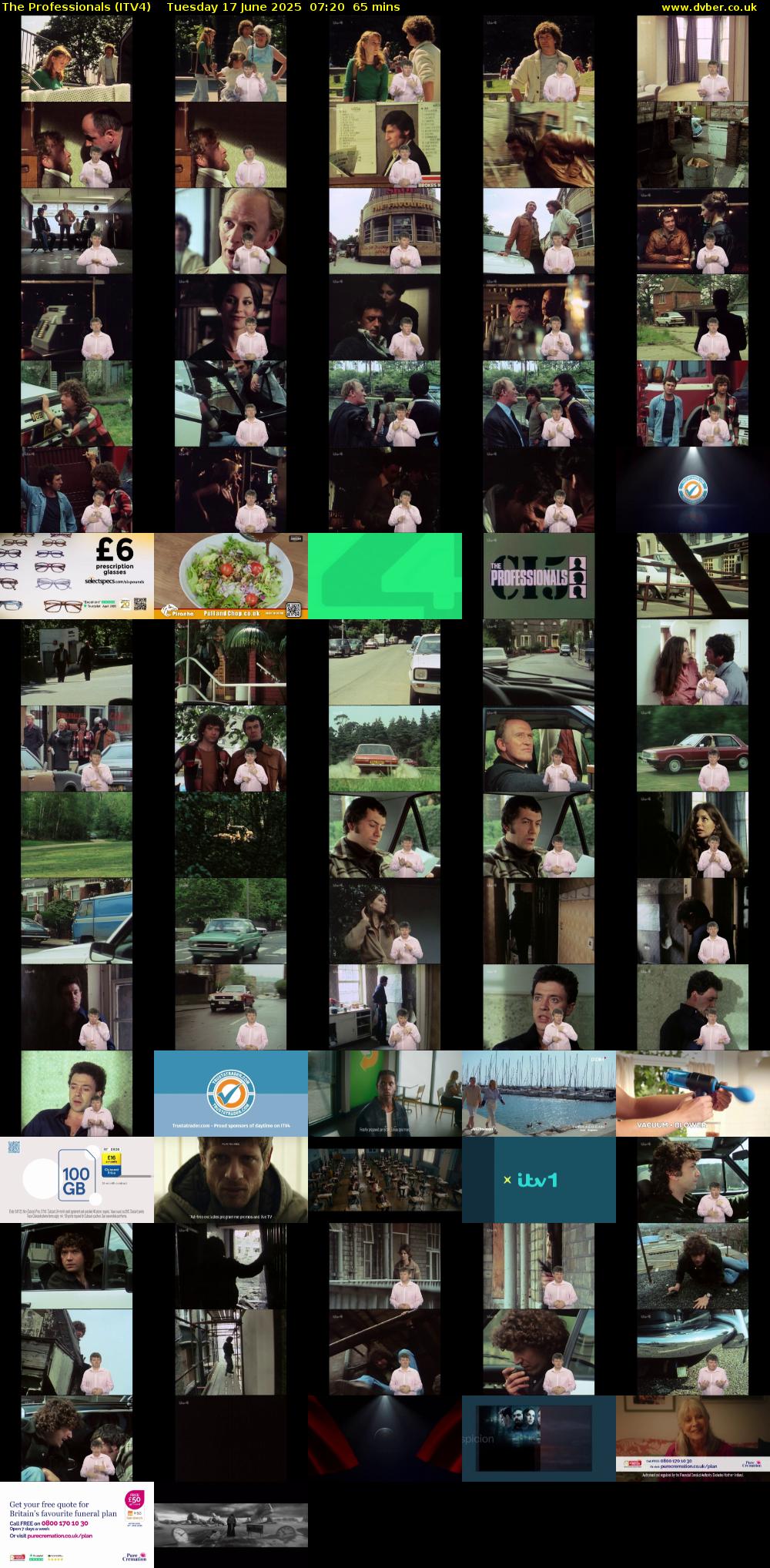 The Professionals (ITV4) Tuesday 17 June 2025 07:20 - 08:25