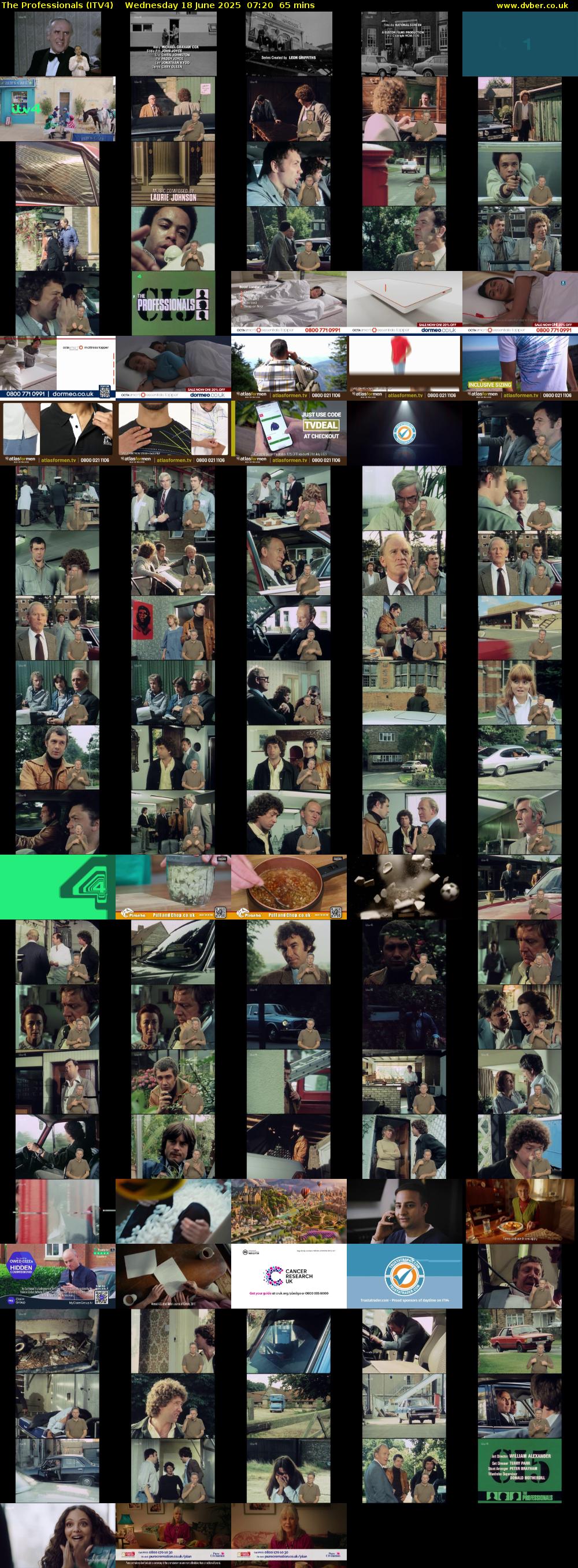 The Professionals (ITV4) Wednesday 18 June 2025 07:20 - 08:25