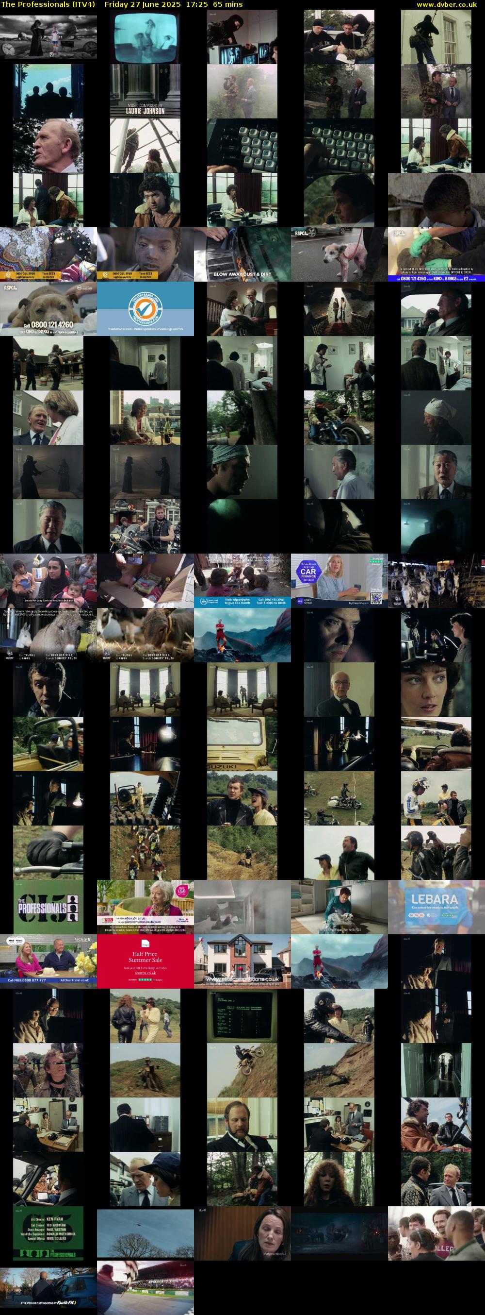The Professionals (ITV4) Friday 27 June 2025 17:25 - 18:30