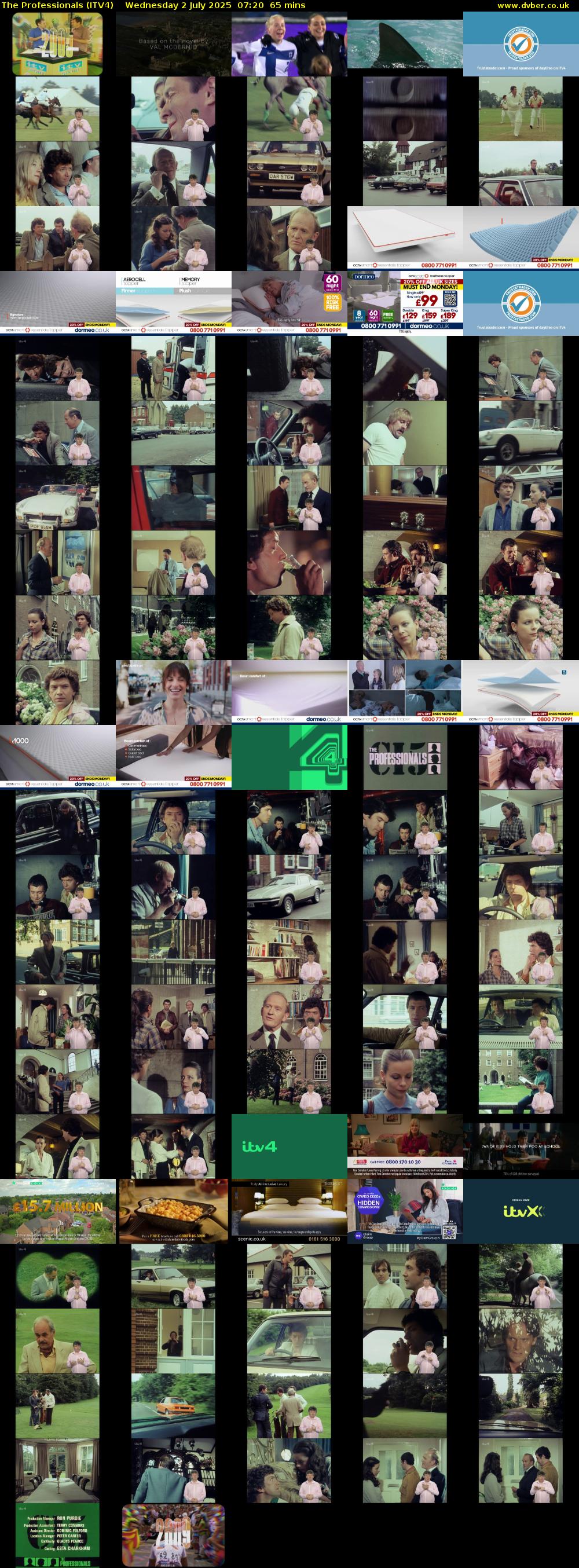 The Professionals (ITV4) Wednesday 2 July 2025 07:20 - 08:25