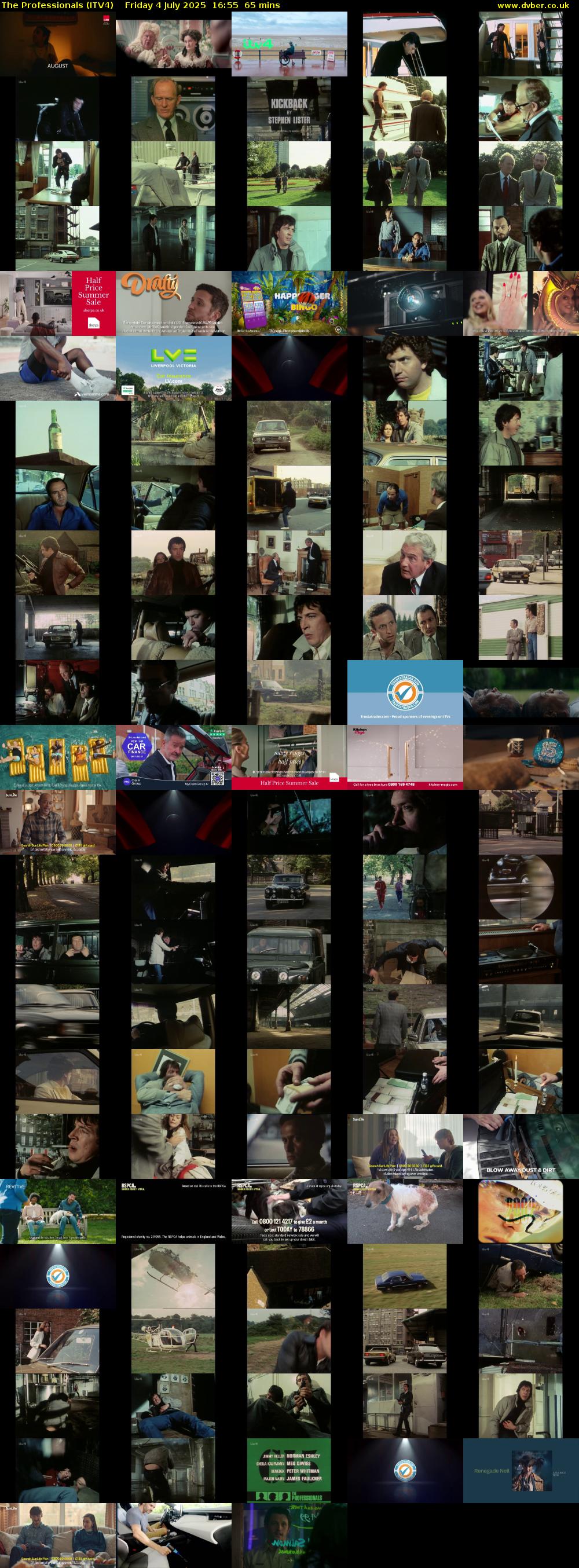 The Professionals (ITV4) Friday 4 July 2025 16:55 - 18:00
