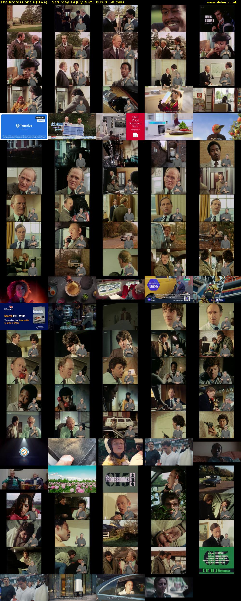 The Professionals (ITV4) Saturday 19 July 2025 08:00 - 09:00