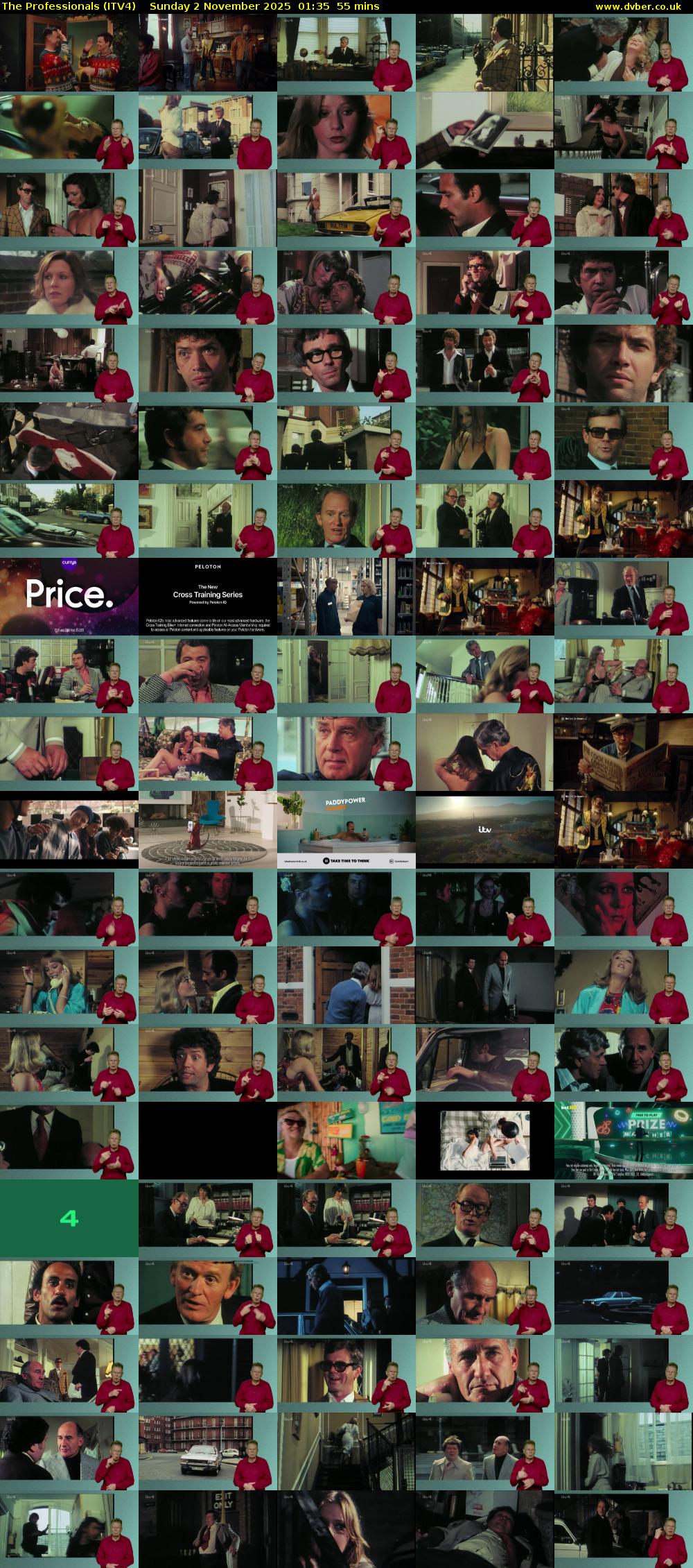 The Professionals (ITV4) Sunday 2 November 2025 01:35 - 02:30