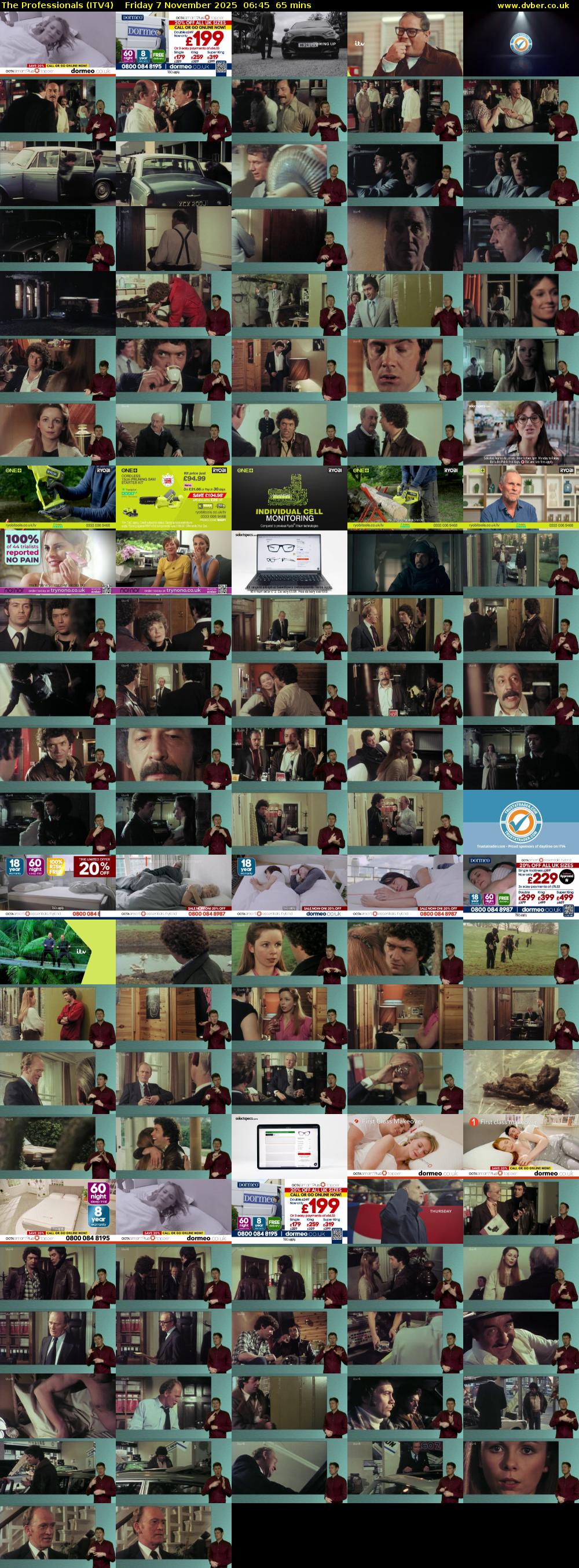 The Professionals (ITV4) Friday 7 November 2025 06:45 - 07:50