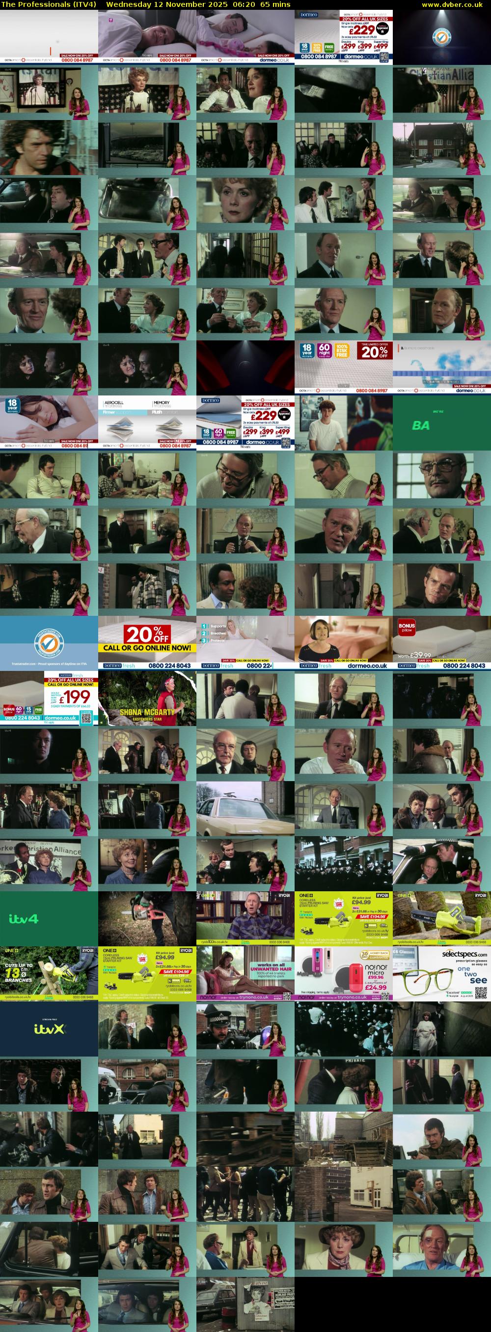 The Professionals (ITV4) Wednesday 12 November 2025 06:20 - 07:25