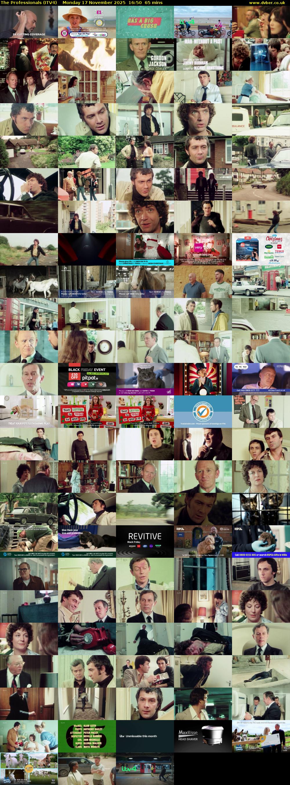 The Professionals (ITV4) Monday 17 November 2025 16:50 - 17:55