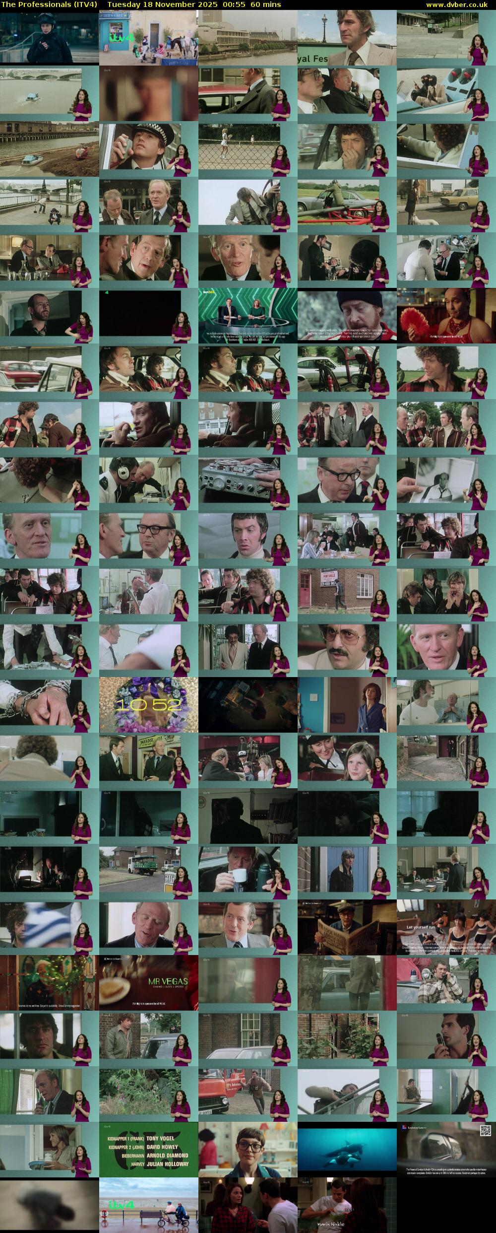 The Professionals (ITV4) Tuesday 18 November 2025 00:55 - 01:55