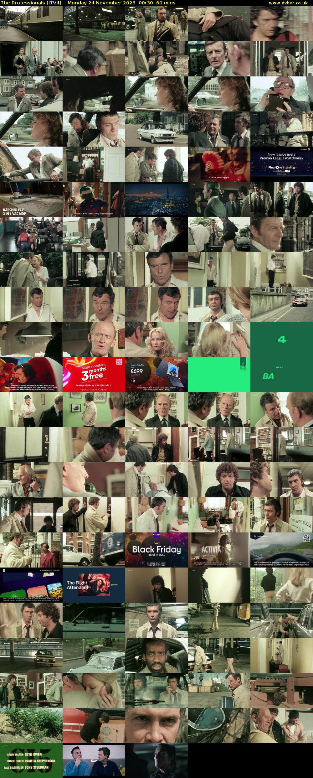 The Professionals (ITV4) Monday 24 November 2025 00:30 - 01:30