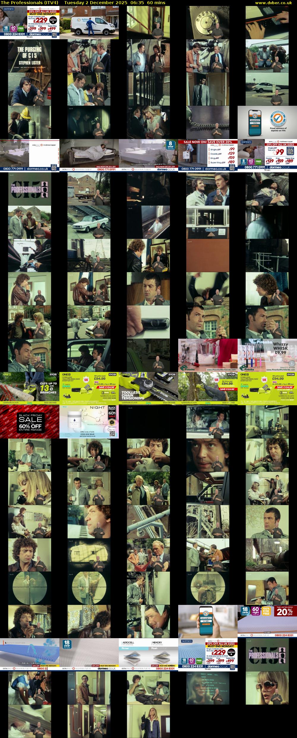 The Professionals (ITV4) Tuesday 2 December 2025 06:35 - 07:35