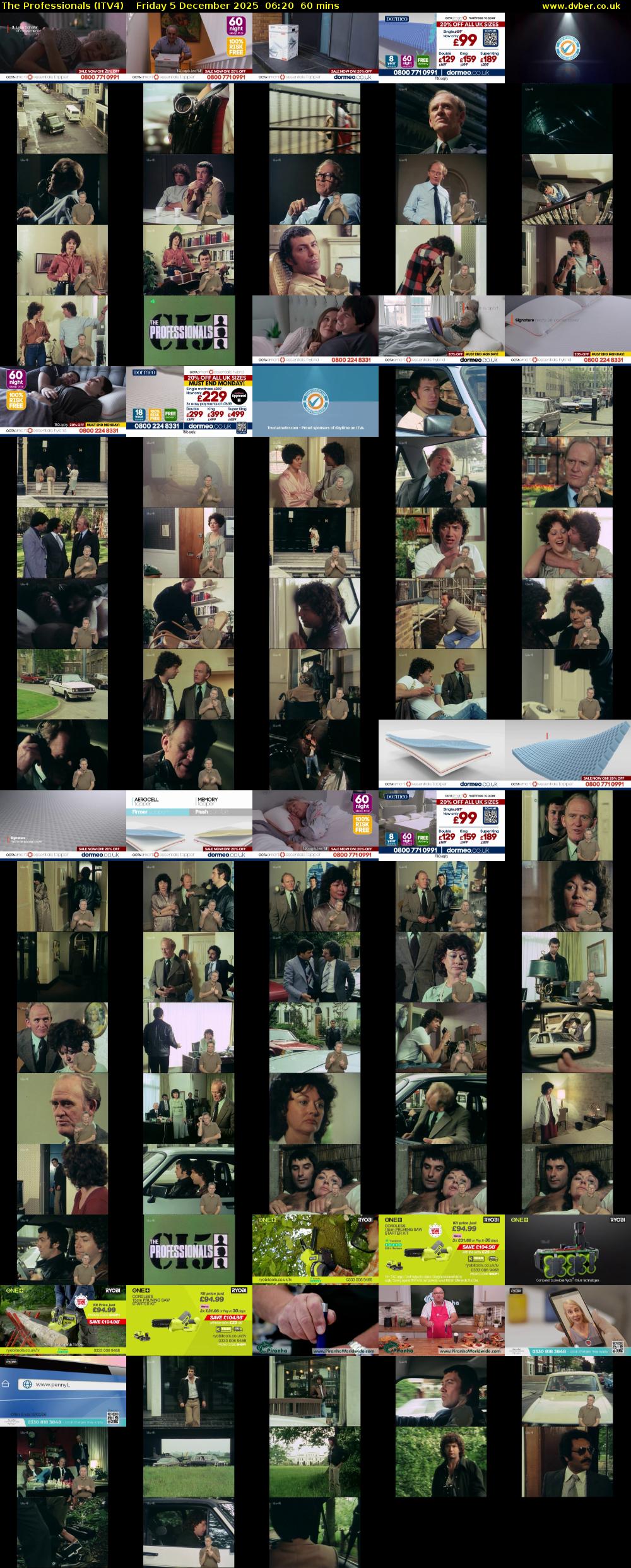 The Professionals (ITV4) Friday 5 December 2025 06:20 - 07:20