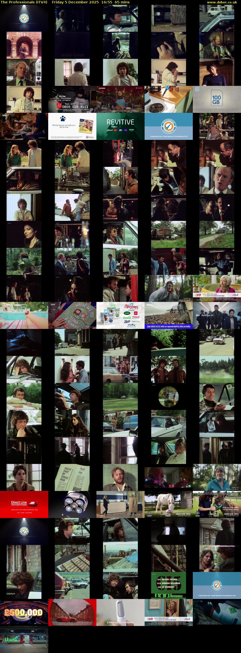 The Professionals (ITV4) Friday 5 December 2025 16:55 - 18:00