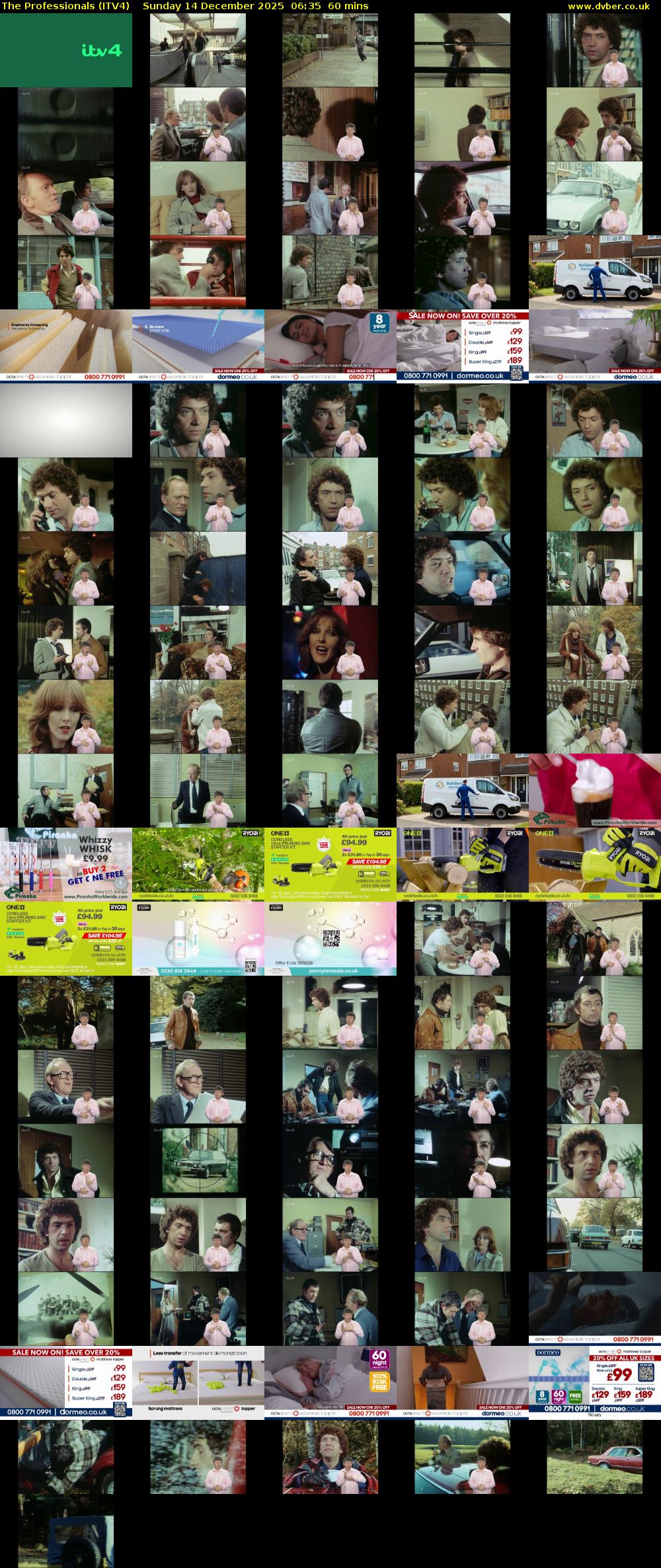 The Professionals (ITV4) Sunday 14 December 2025 06:35 - 07:35