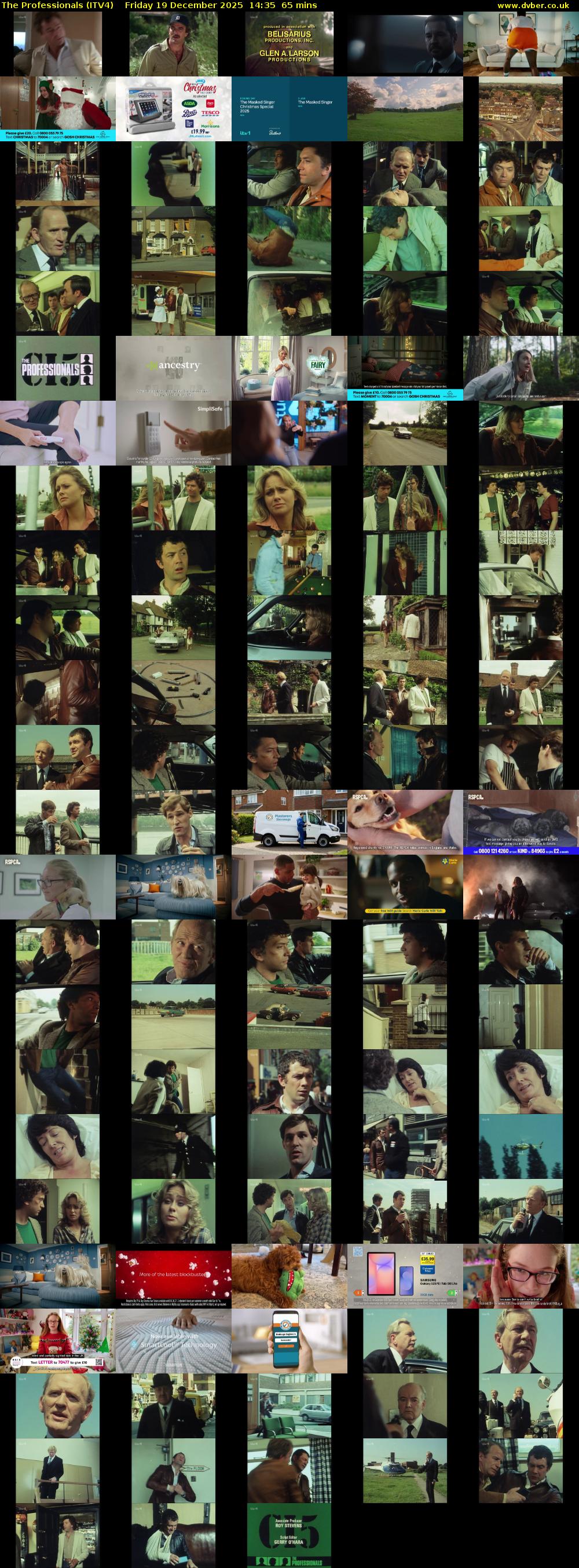 The Professionals (ITV4) Friday 19 December 2025 14:35 - 15:40