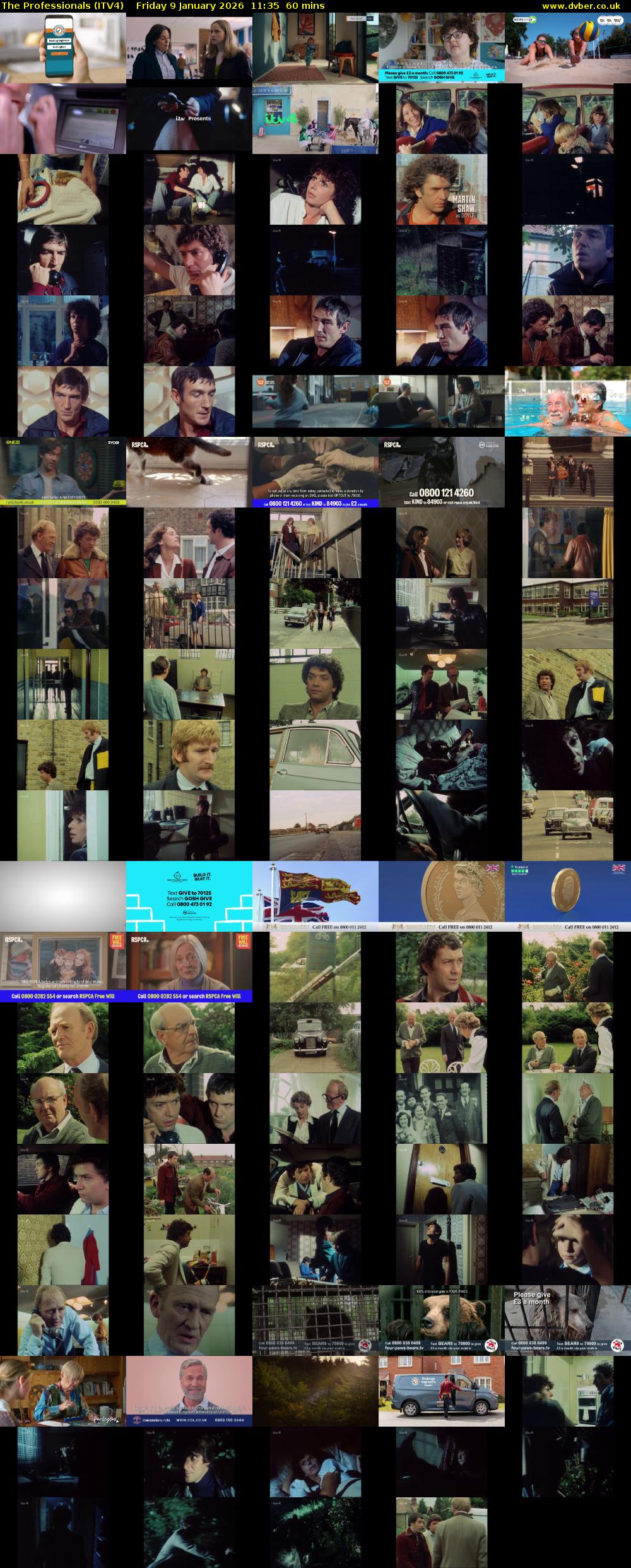 The Professionals (ITV4) Friday 9 January 2026 11:35 - 12:35