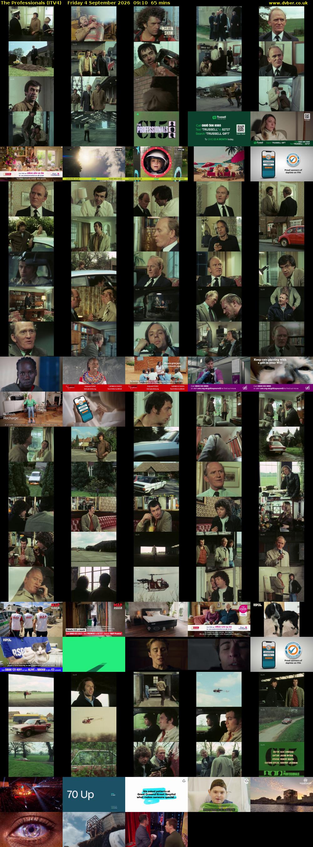 The Professionals (ITV4) Friday 4 September 2026 09:10 - 10:15