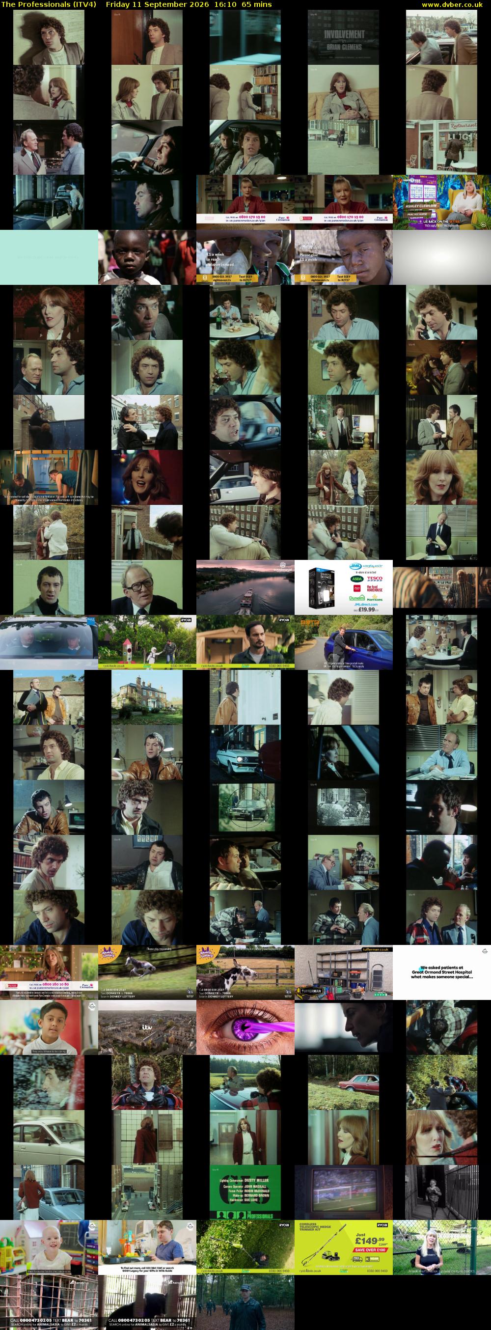 The Professionals (ITV4) Friday 11 September 2026 16:10 - 17:15