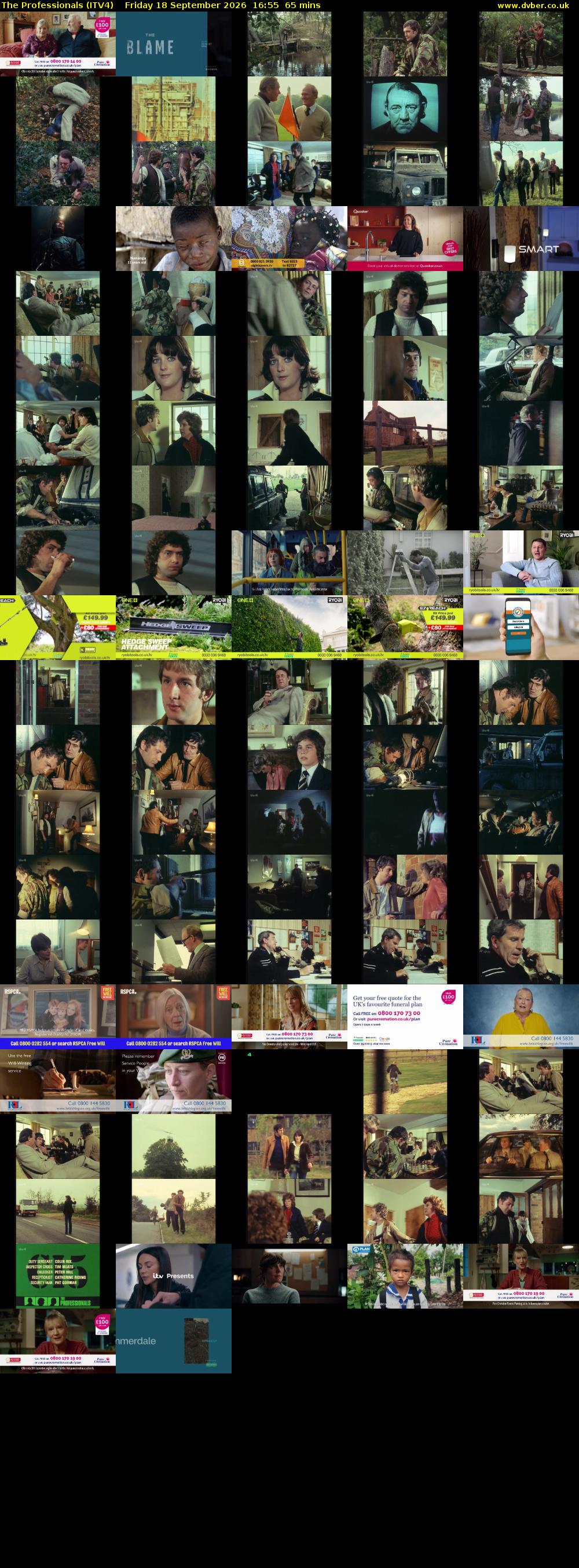 The Professionals (ITV4) Friday 18 September 2026 16:55 - 18:00