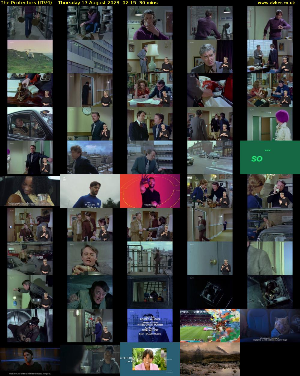 The Protectors (ITV4) Thursday 17 August 2023 02:15 - 02:45