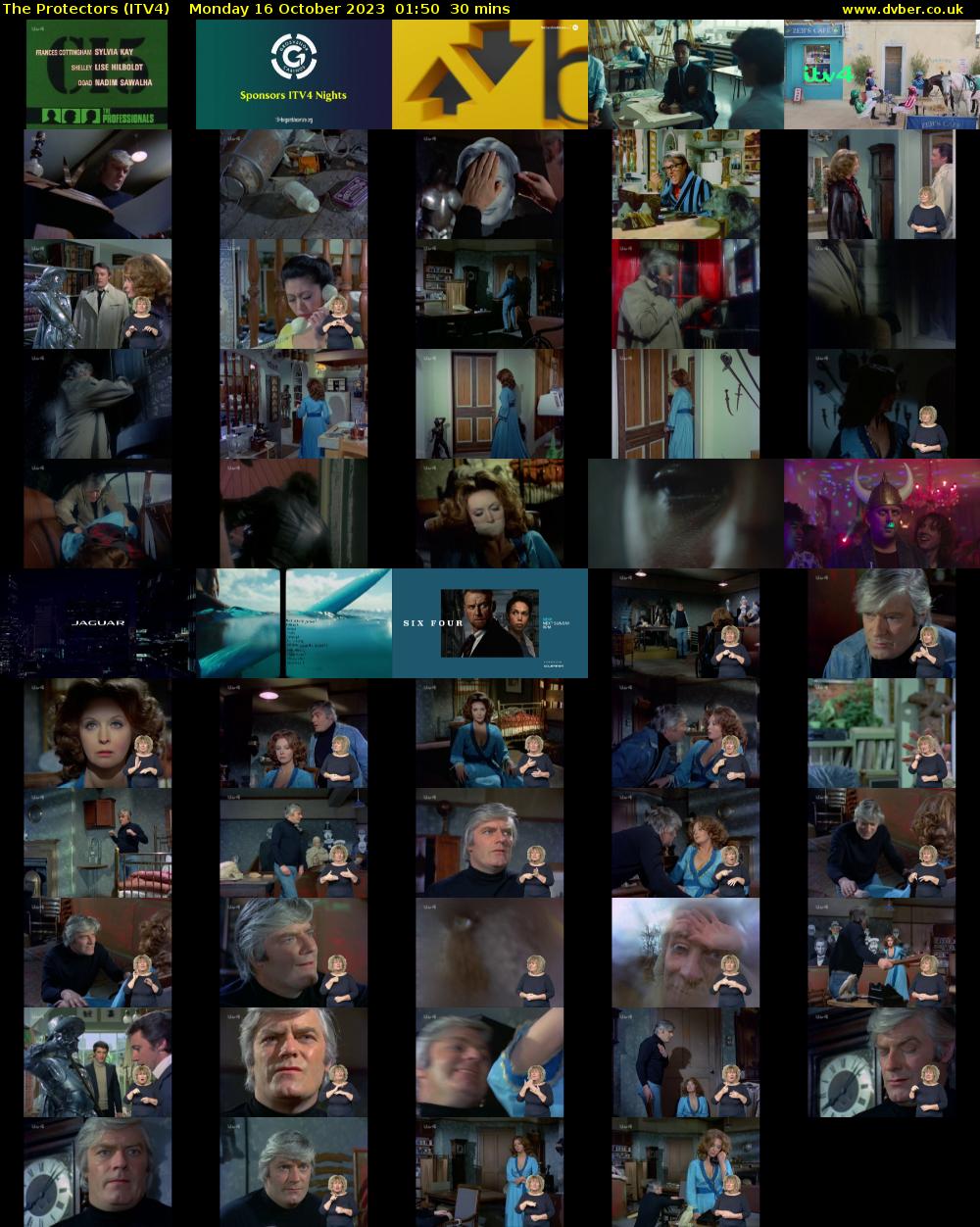 The Protectors (ITV4) Monday 16 October 2023 01:50 - 02:20
