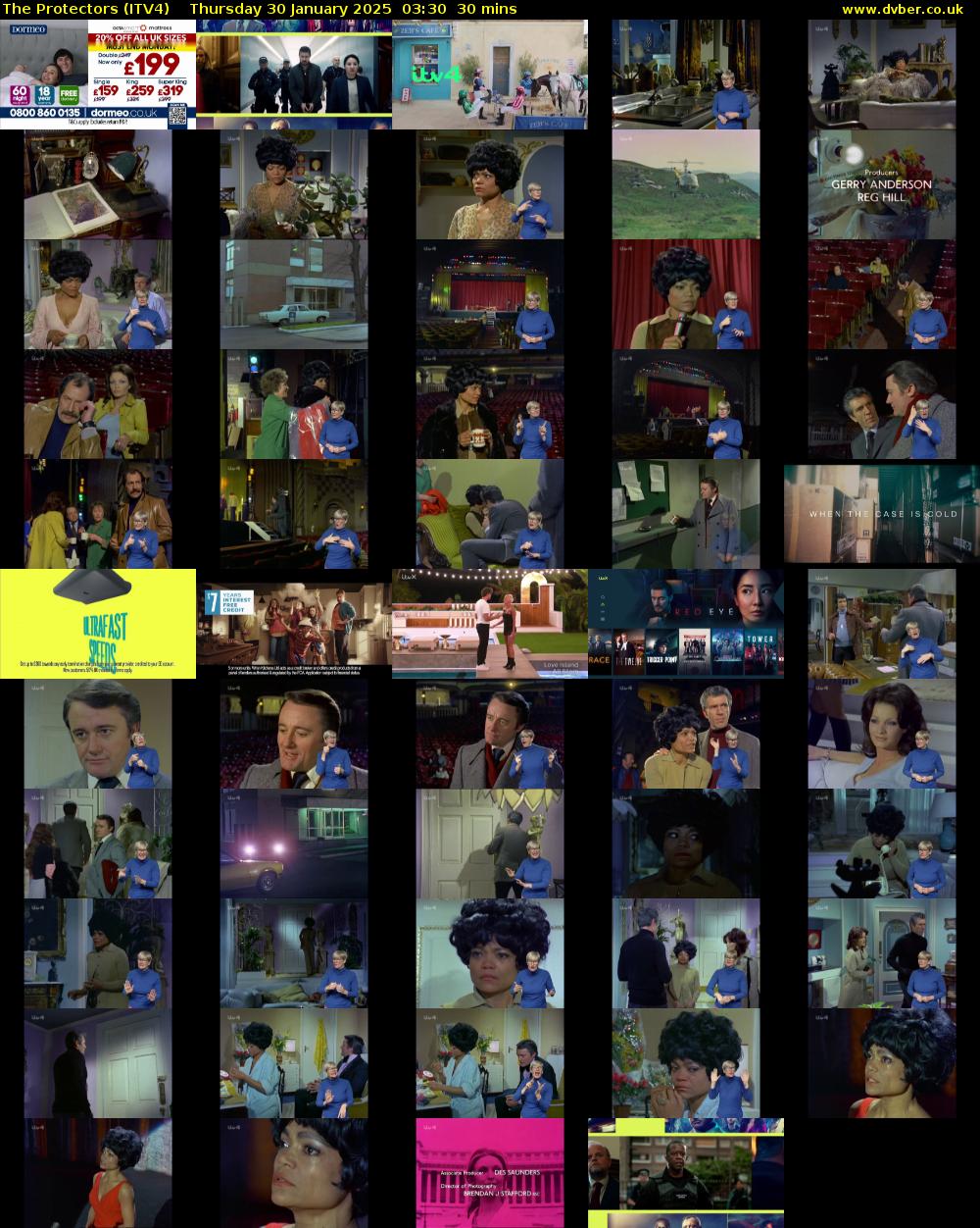 The Protectors (ITV4) Thursday 30 January 2025 03:30 - 04:00