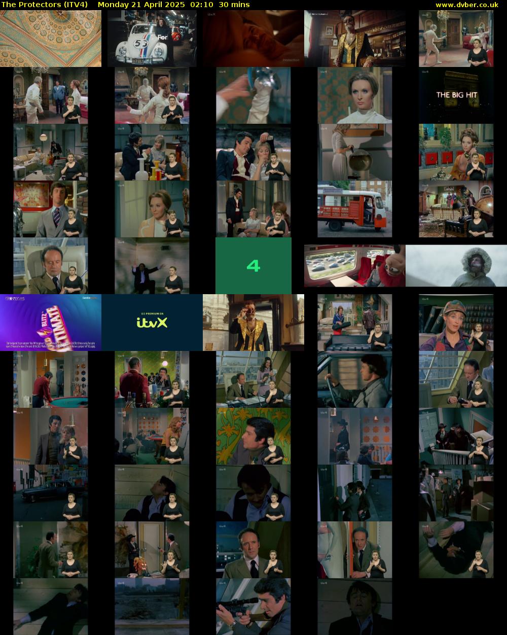 The Protectors (ITV4) Monday 21 April 2025 02:10 - 02:40