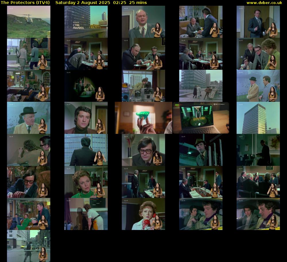 The Protectors (ITV4) Saturday 2 August 2025 02:25 - 02:50
