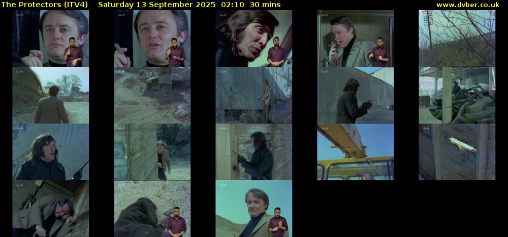 The Protectors (ITV4) Saturday 13 September 2025 02:10 - 02:40