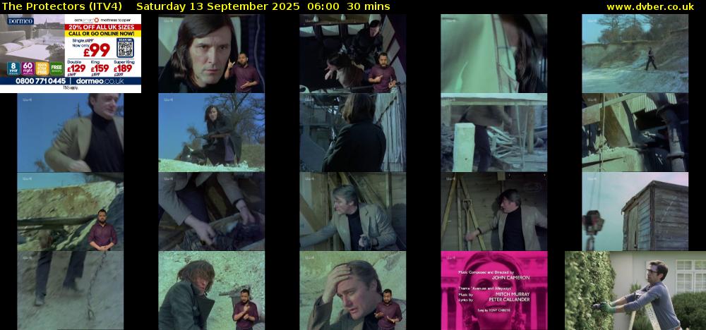 The Protectors (ITV4) Saturday 13 September 2025 06:00 - 06:30