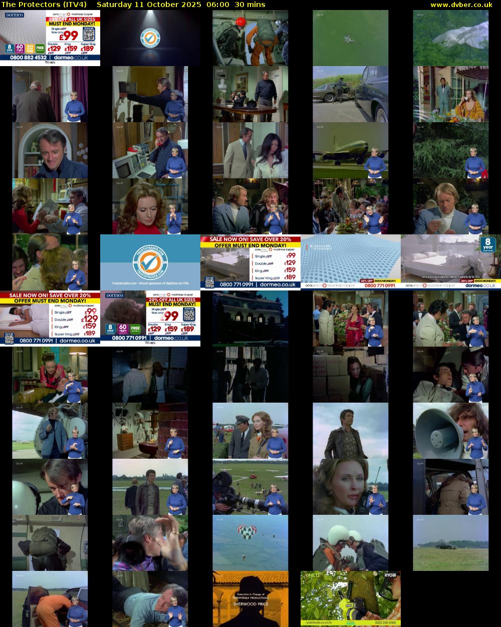 The Protectors (ITV4) Saturday 11 October 2025 06:00 - 06:30