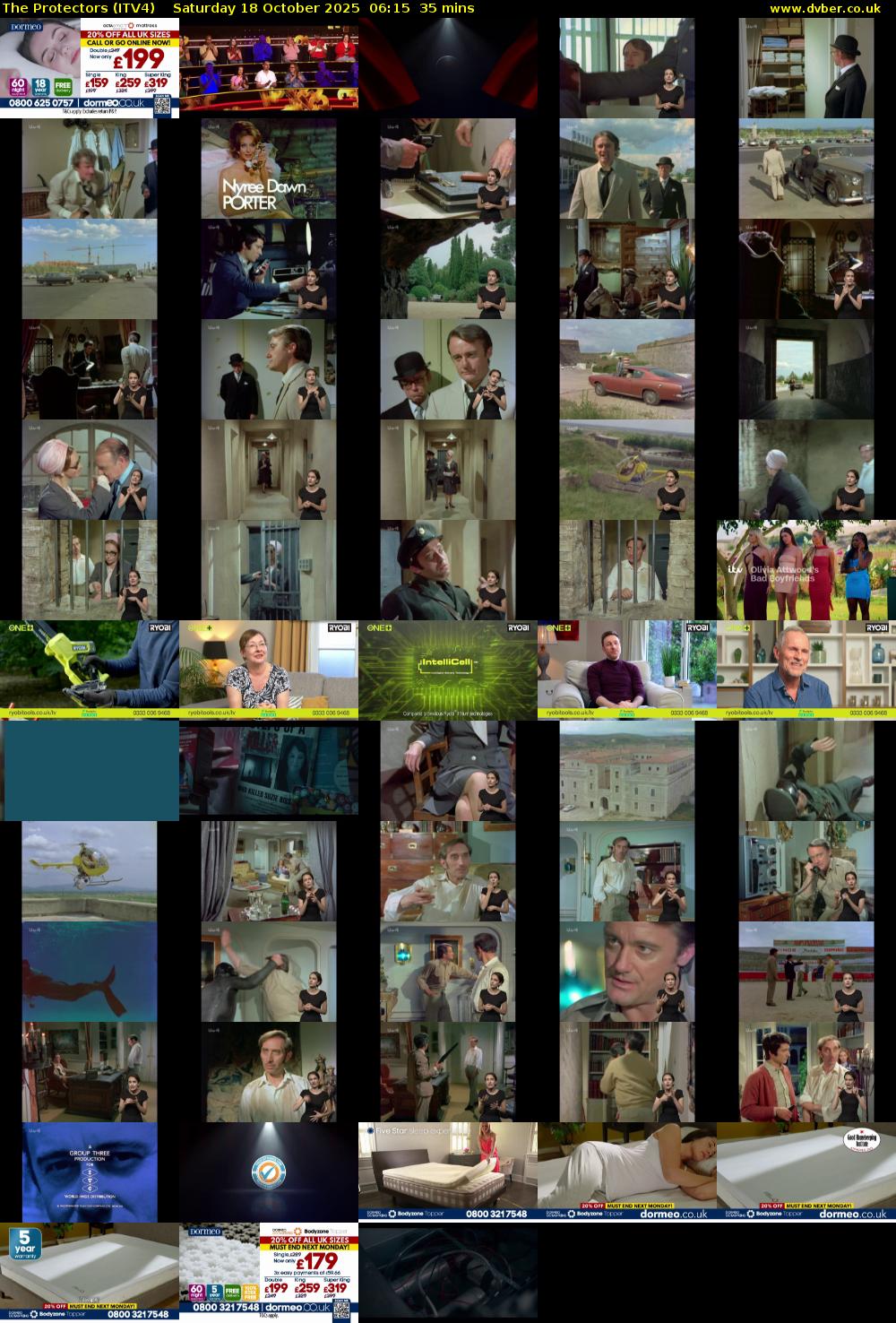 The Protectors (ITV4) Saturday 18 October 2025 06:15 - 06:50
