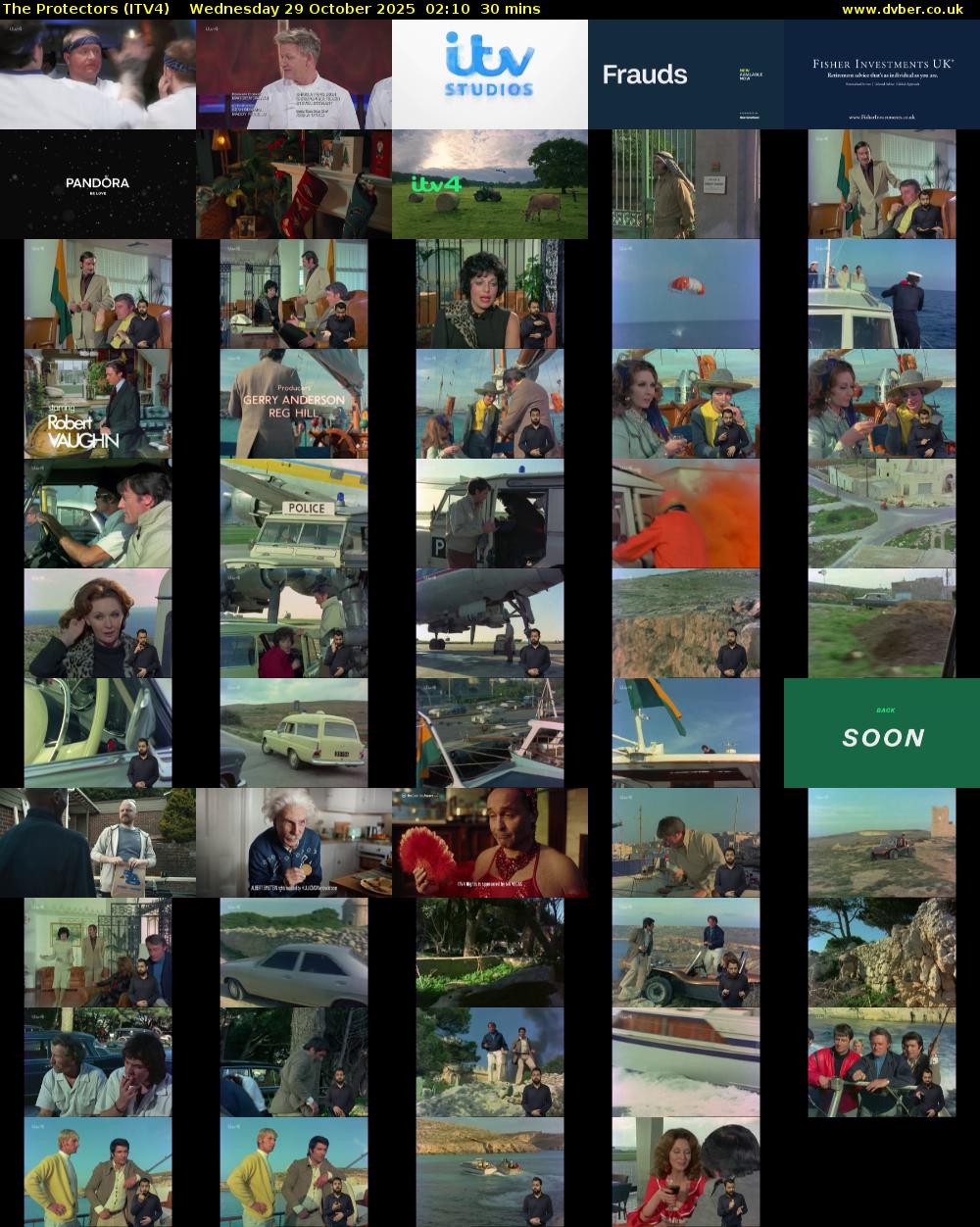 The Protectors (ITV4) Wednesday 29 October 2025 02:10 - 02:40