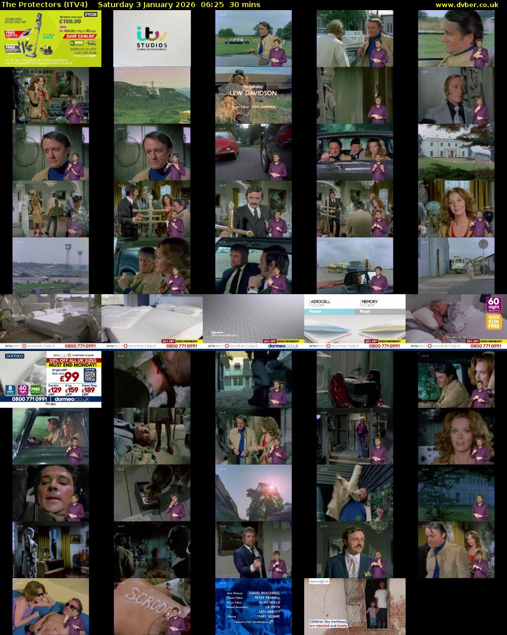 The Protectors (ITV4) Saturday 3 January 2026 06:25 - 06:55