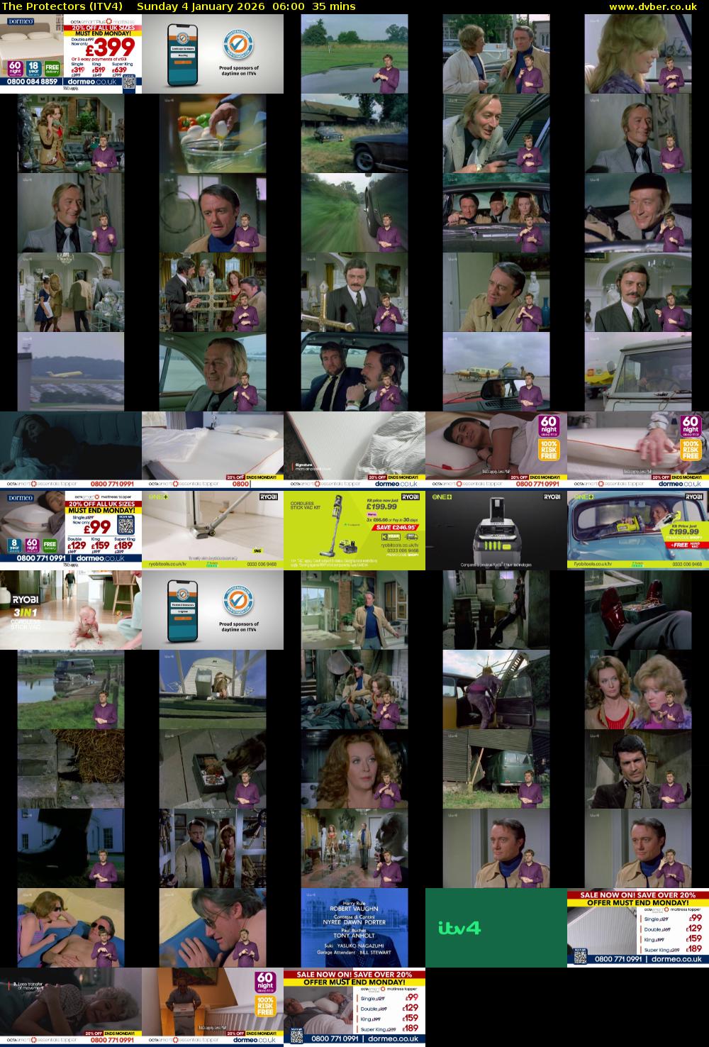 The Protectors (ITV4) Sunday 4 January 2026 06:00 - 06:35