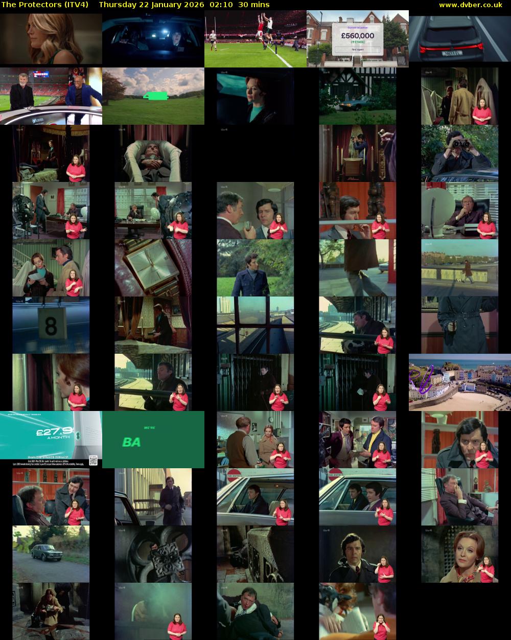 The Protectors (ITV4) Thursday 22 January 2026 02:10 - 02:40