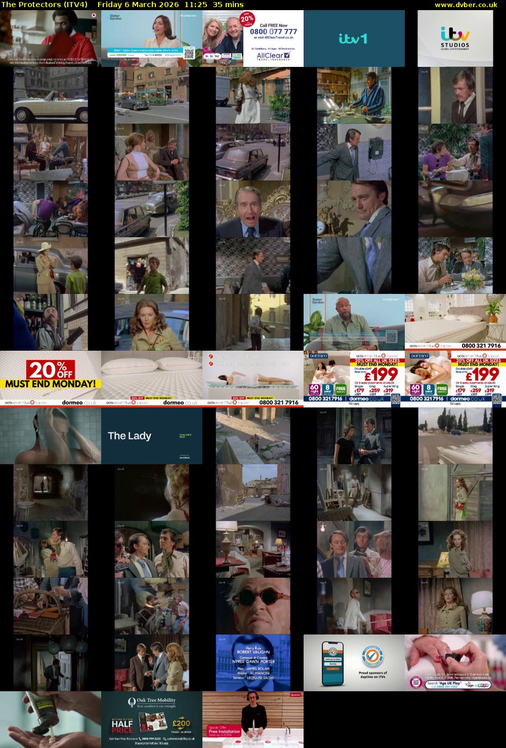 The Protectors (ITV4) Friday 6 March 2026 11:25 - 12:00