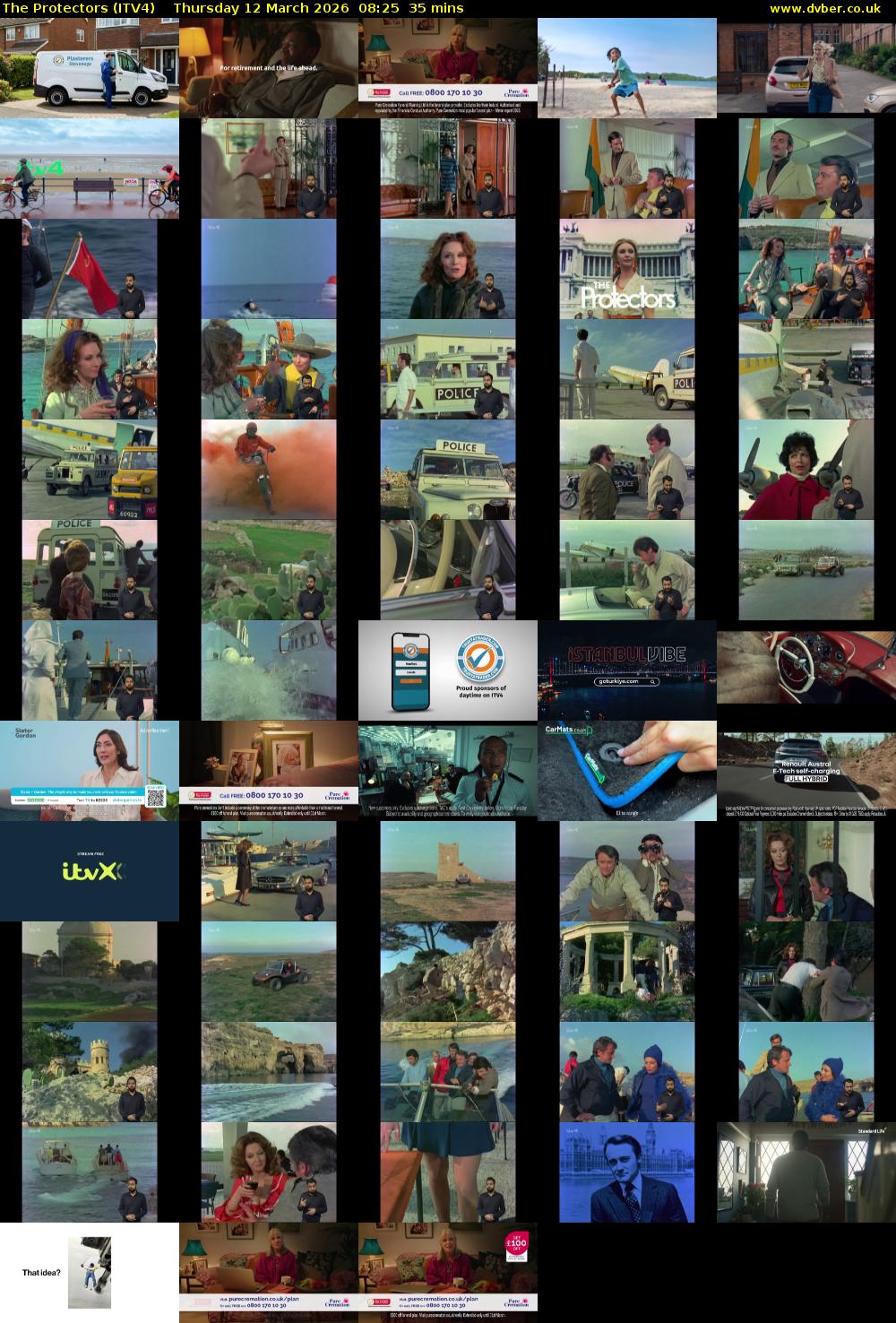 The Protectors (ITV4) Thursday 12 March 2026 08:25 - 09:00