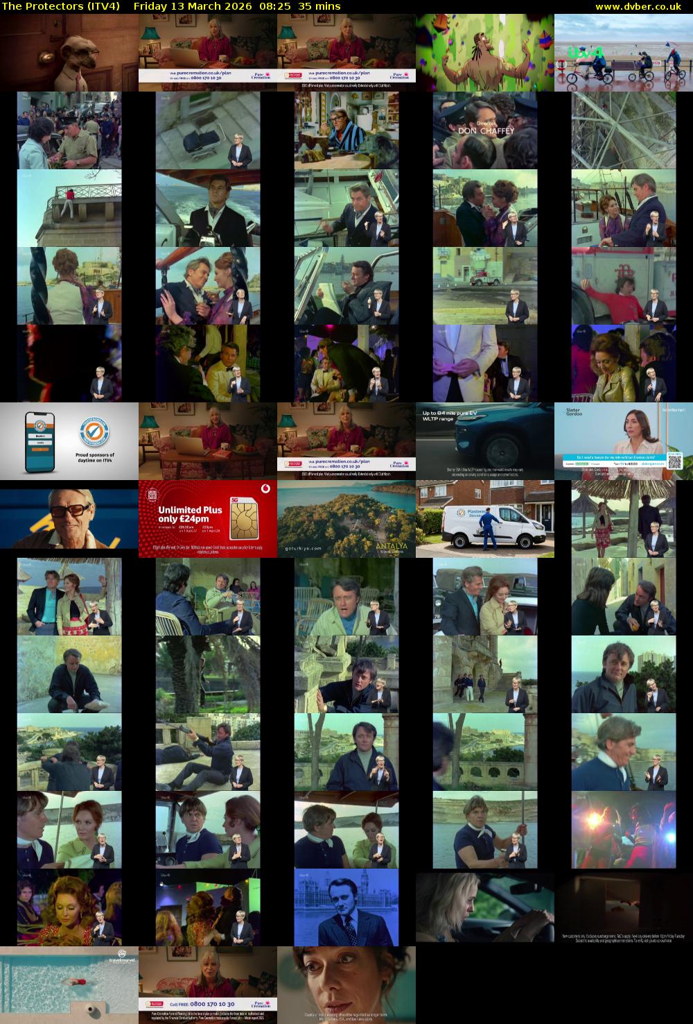 The Protectors (ITV4) Friday 13 March 2026 08:25 - 09:00