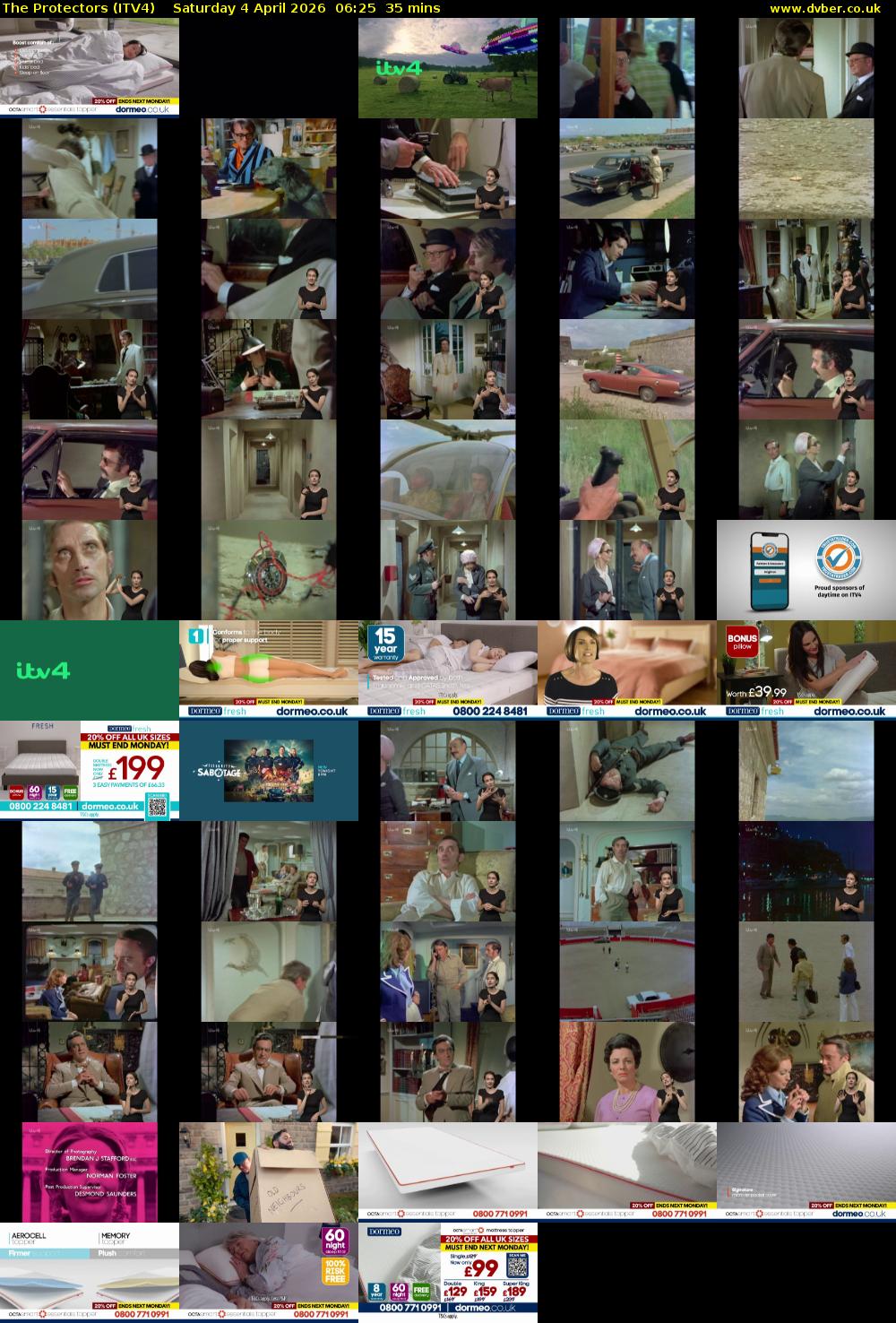 The Protectors (ITV4) Saturday 4 April 2026 06:25 - 07:00