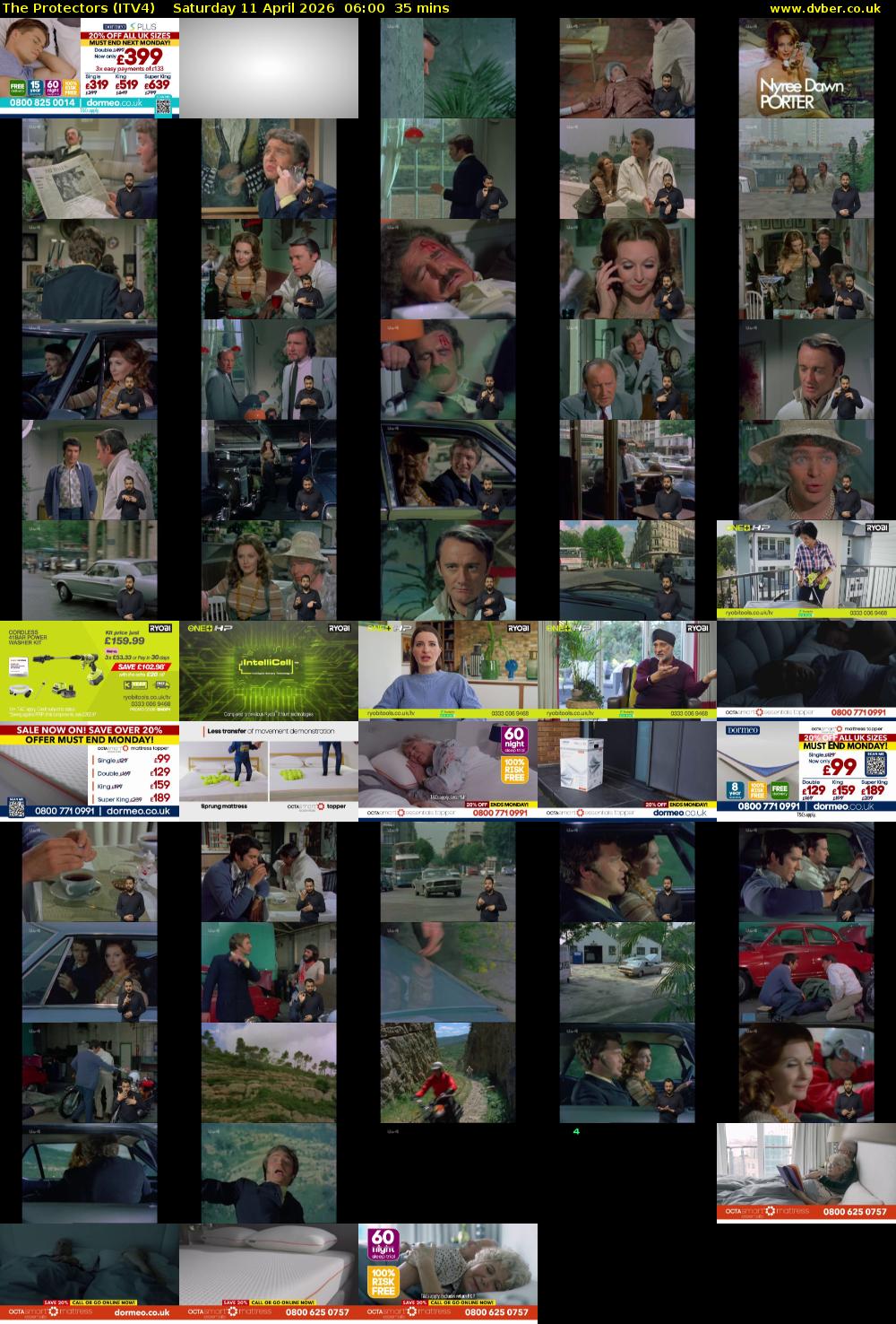 The Protectors (ITV4) Saturday 11 April 2026 06:00 - 06:35